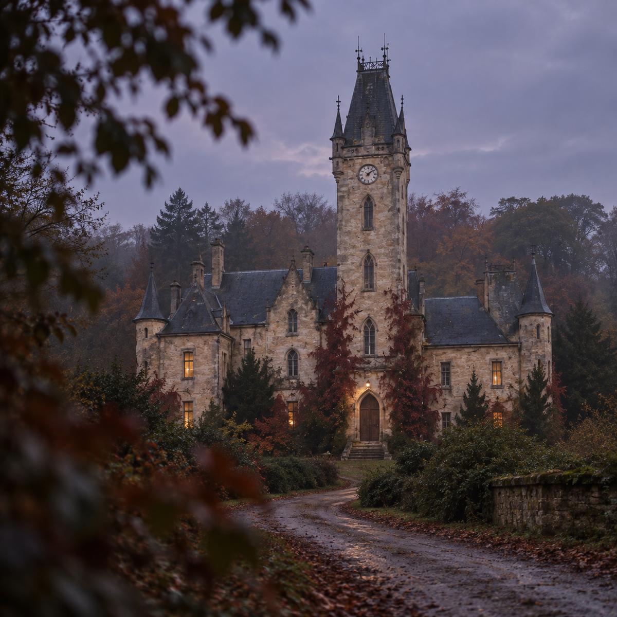 Château Noir – Die Farben des Herbstes