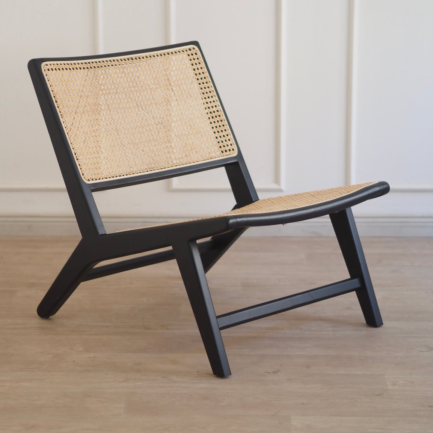 -NEW- Loungesessel mit Wiener Geflecht - Ergonomischer Rattan Sitz
