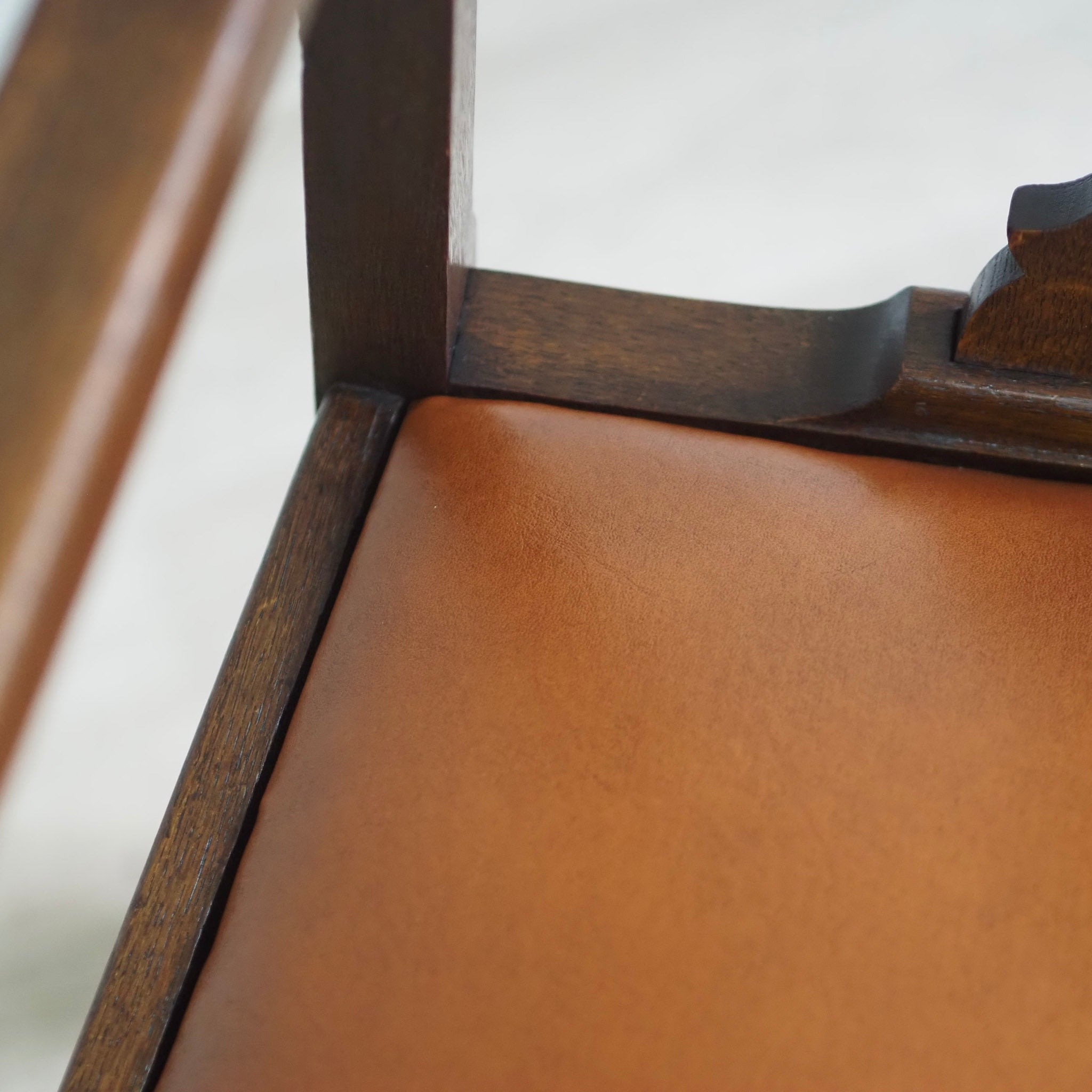 Paar Armlehnstühle Barockstil Eichenholz um 1900