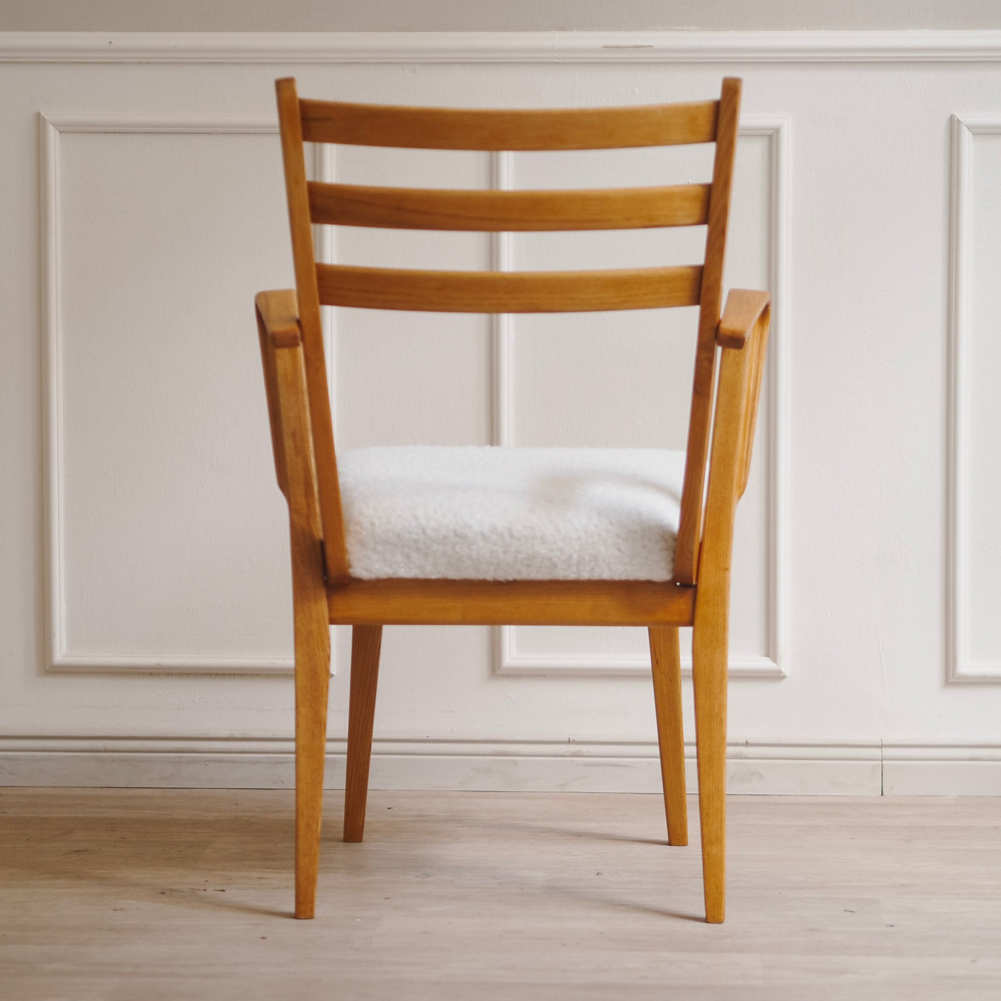 EPOCHE 1950 - 4 Armlehnstühle Mid-Century Modern Stuhl Set