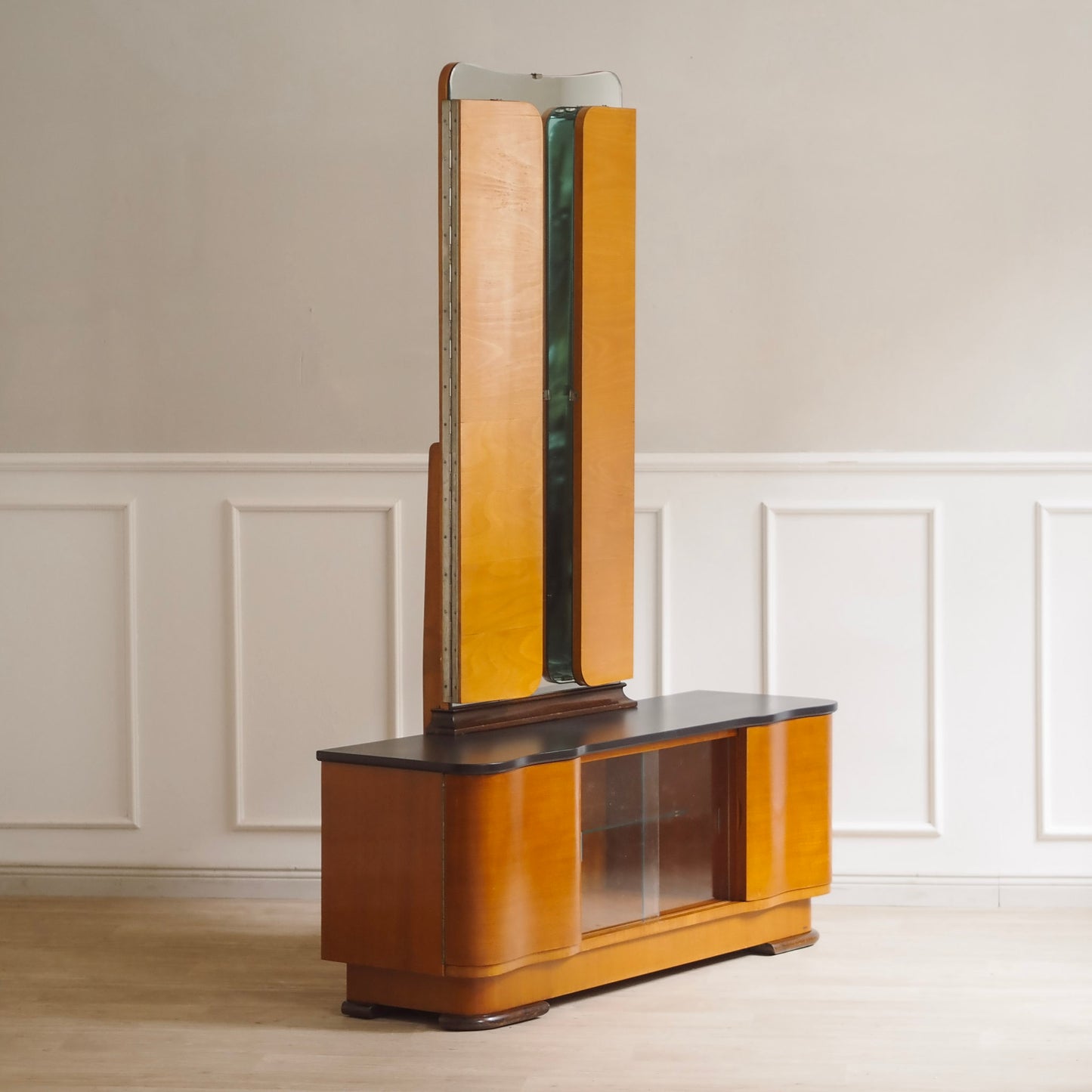 EPOCHE 1940 - Art Déco Frisiertisch, Spiegelkommode