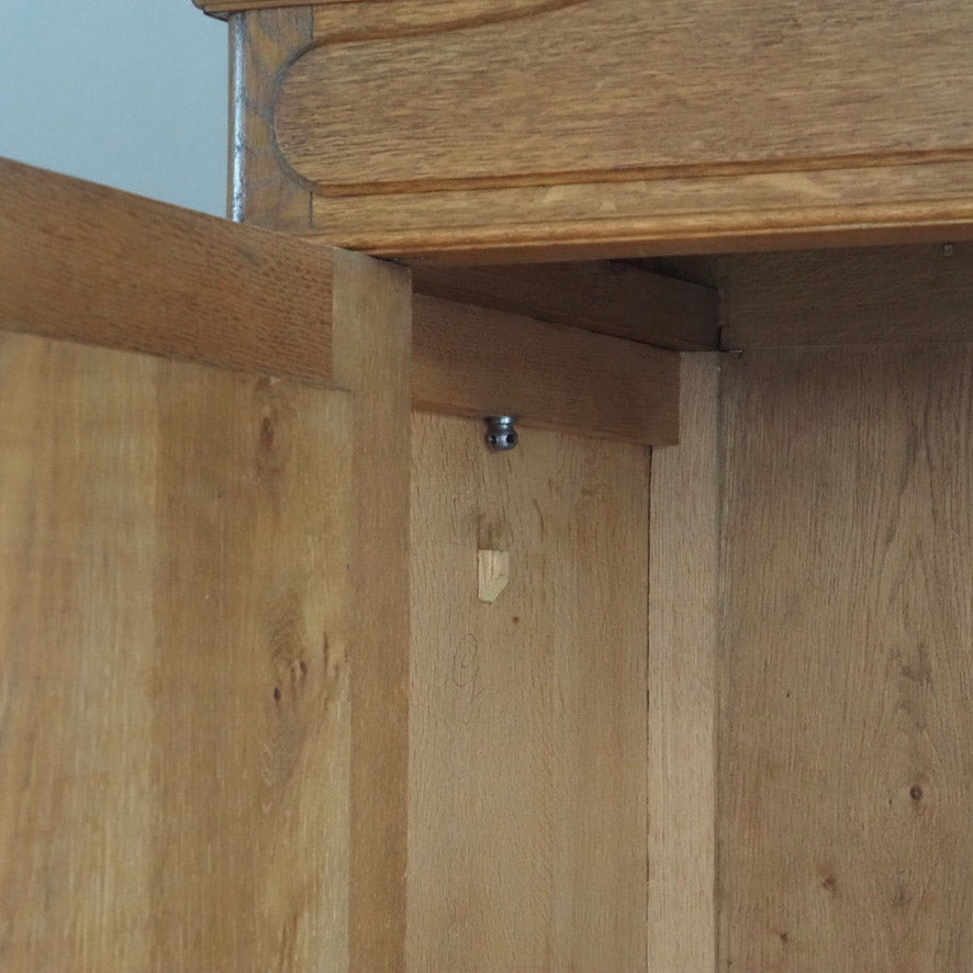 Spiegelschrank Frankreich um 1900 mit Schubladen - Antiker Kleiderschrank Jugendstil