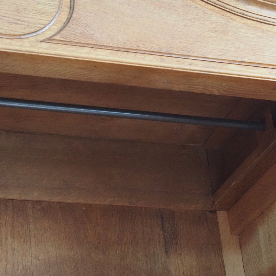 Spiegelschrank Frankreich um 1900 mit Schubladen - Antiker Kleiderschrank Jugendstil