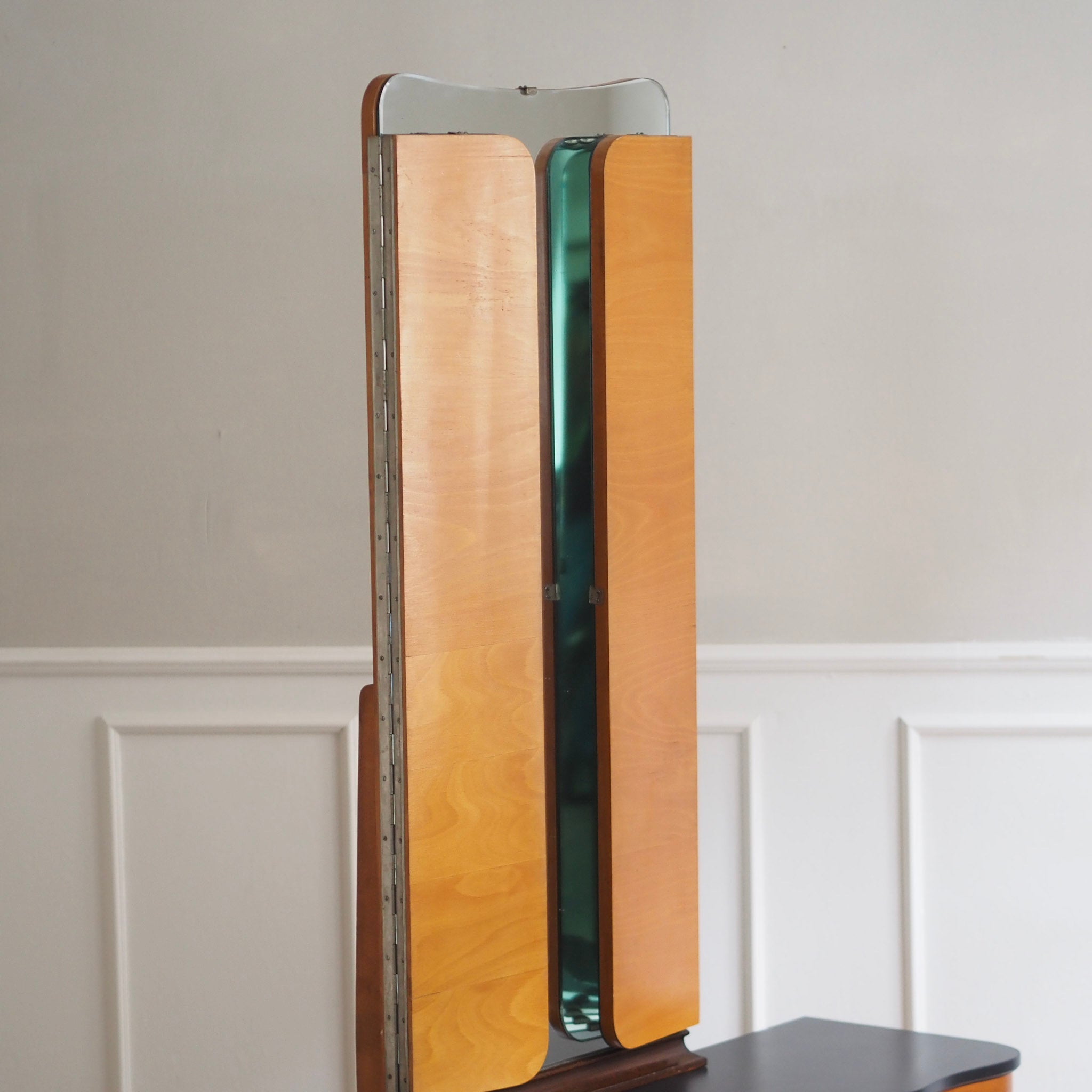 EPOCHE 1940 - Art Déco Frisiertisch, Spiegelkommode