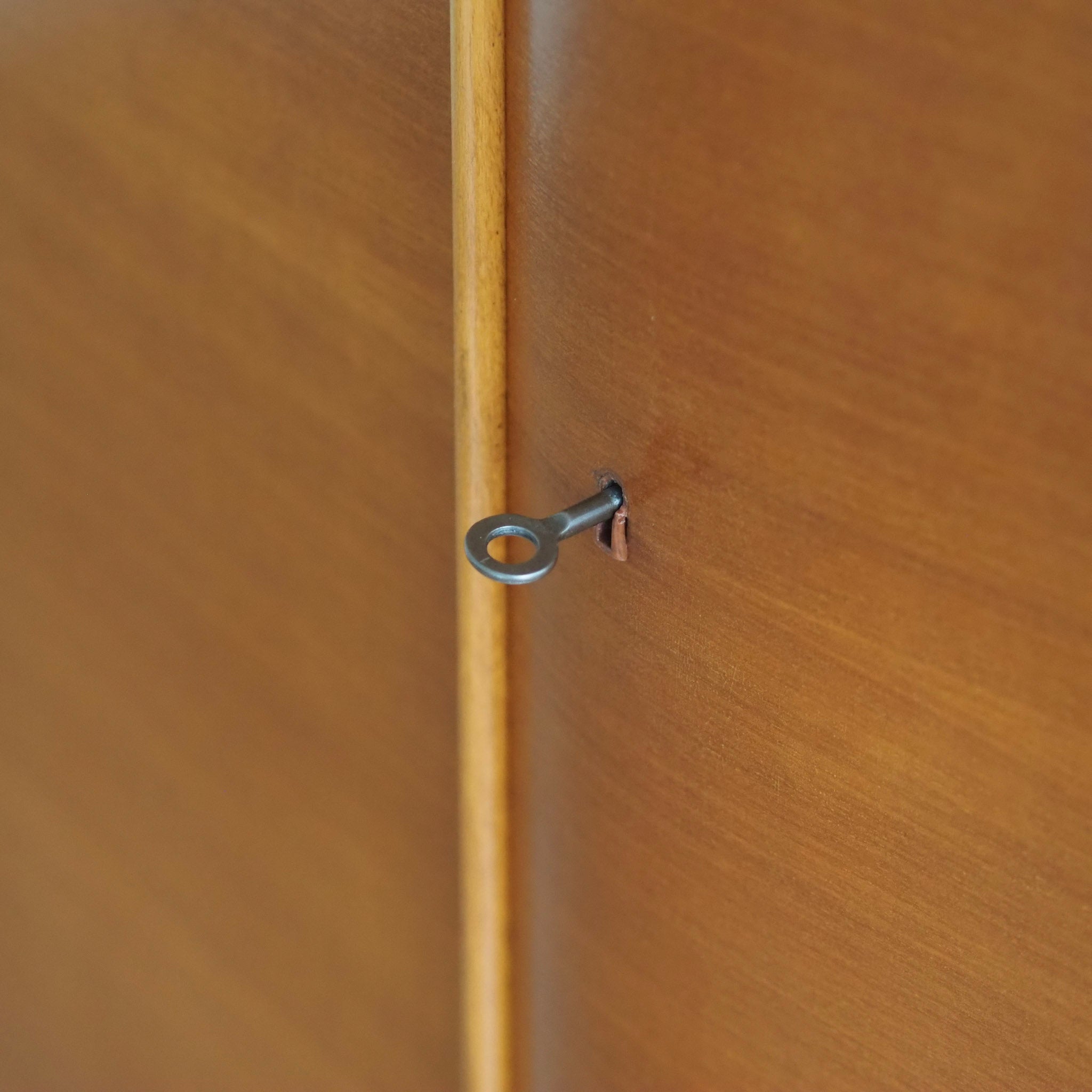 EPOCHE 1950 - Großer Mid Century Kleiderschrank 3-türig sanft geschwungen