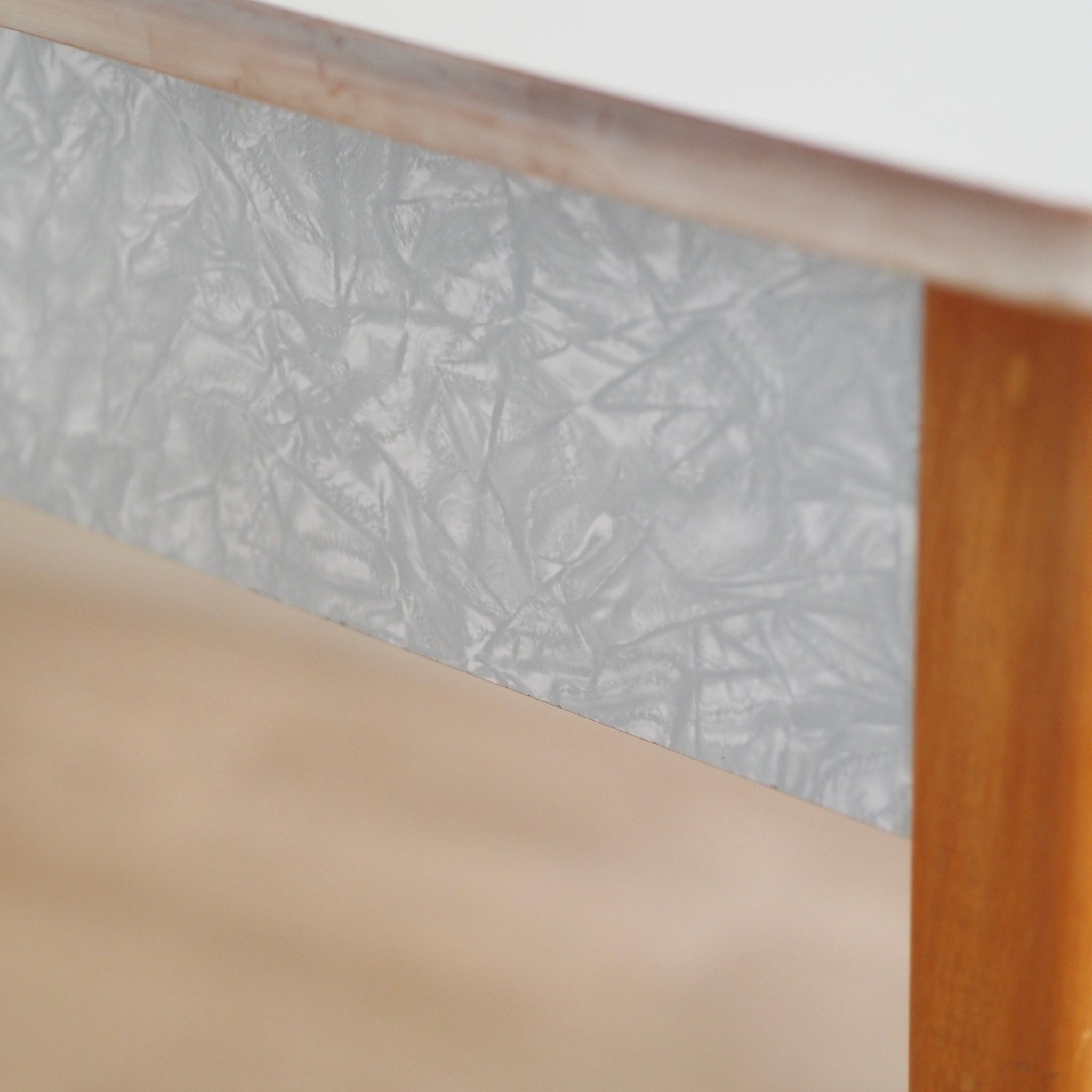 EPOCHE 1960 - Mid Century PVC Küchentisch Schreibtisch mit Schublade