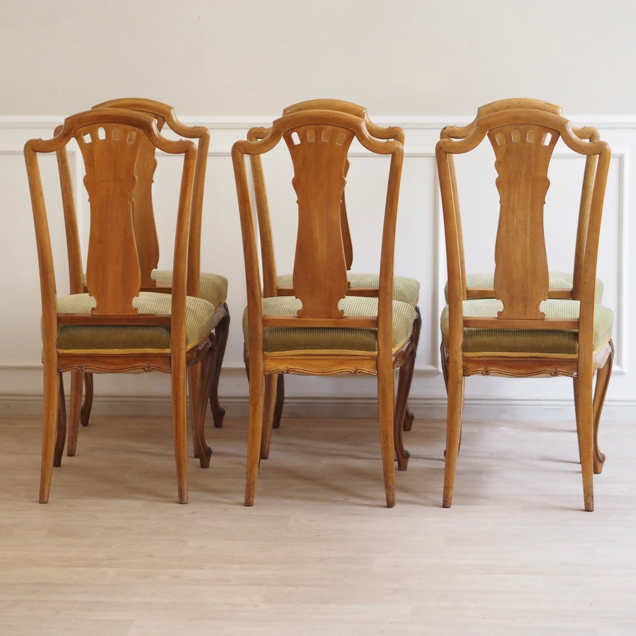 EPOCHE 1900 - Stuhlset im französischen Jugendstil - Esszimmer Stühle