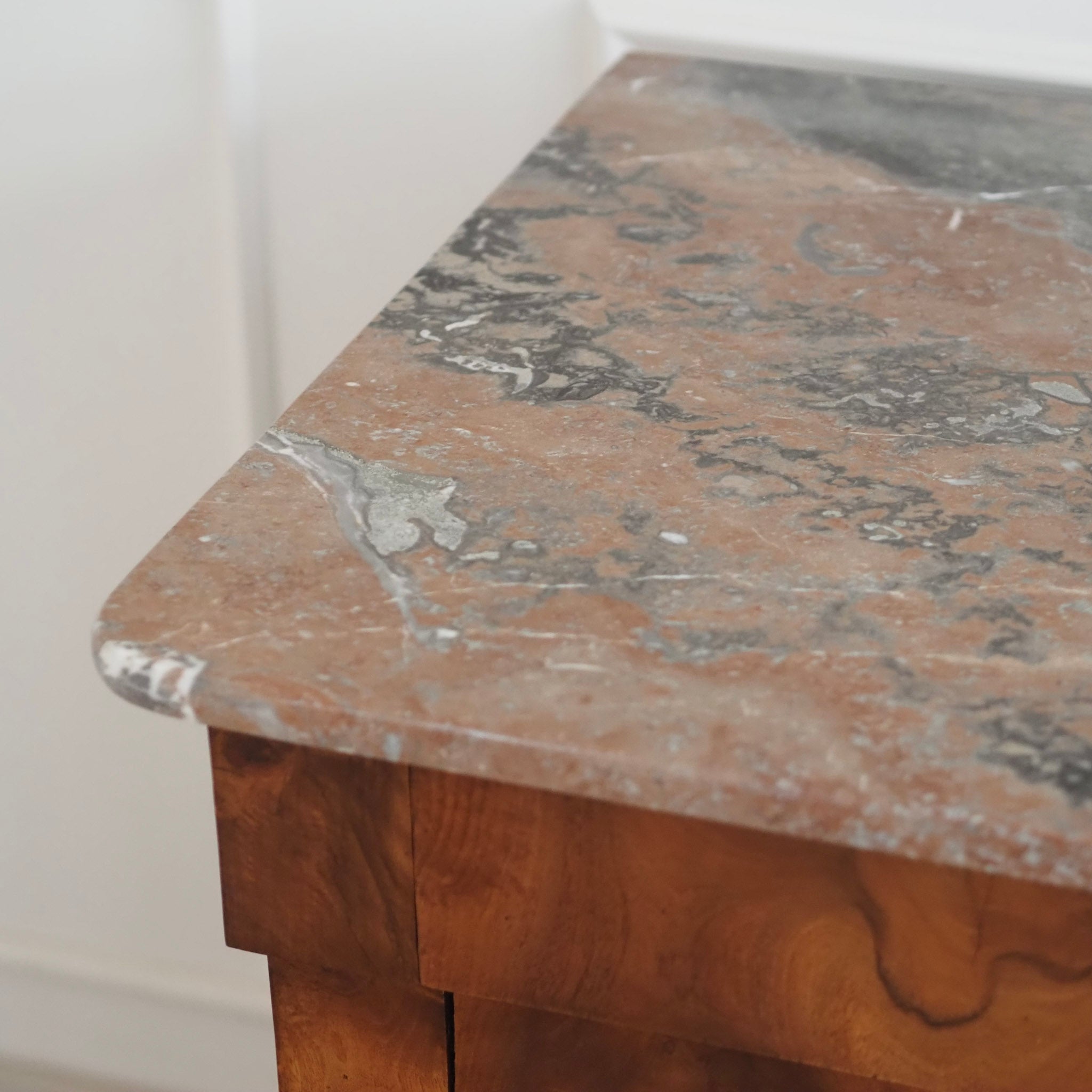 Antike Empire Biedermeier Kommode mit Marmor
