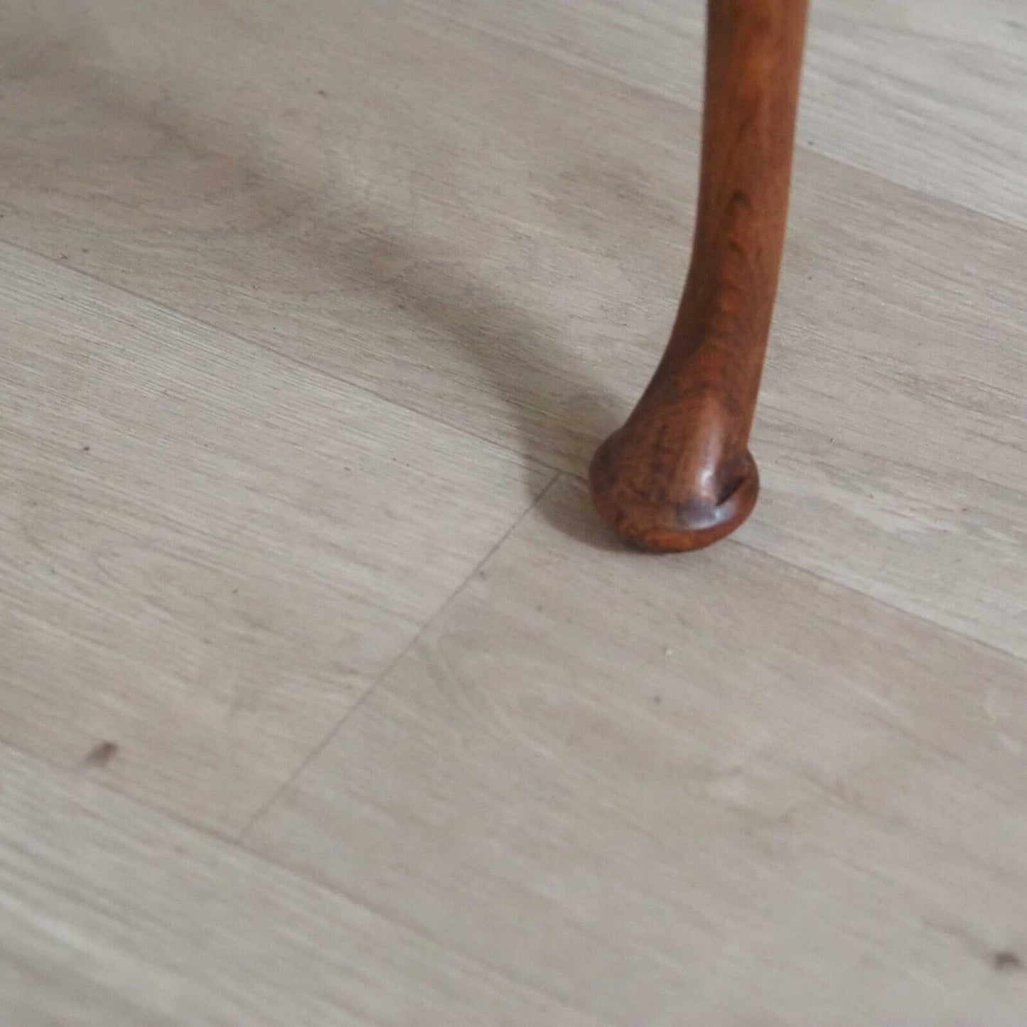 EPOCHE 1930 Sofatisch Rund Antik Couchtisch Beistelltisch Vintage Furnier Holzti