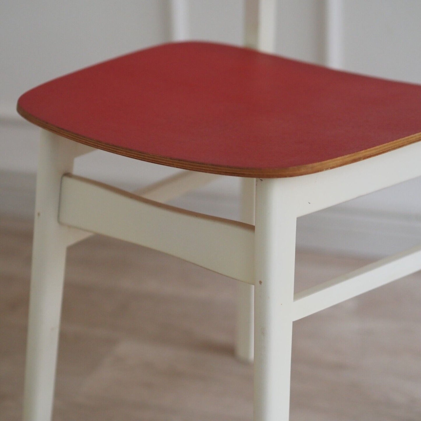 EPOCHE 1960 Stuhlset Retro Stühle Vintage rot Küche Stuhl Midcentury Design DDR