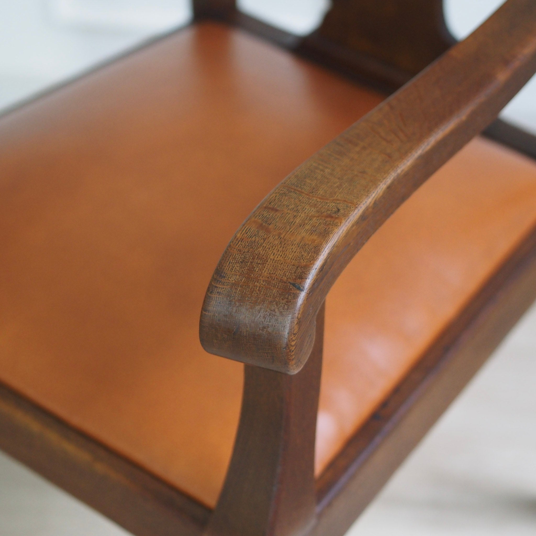 Paar Armlehnstühle Barockstil Eichenholz um 1900