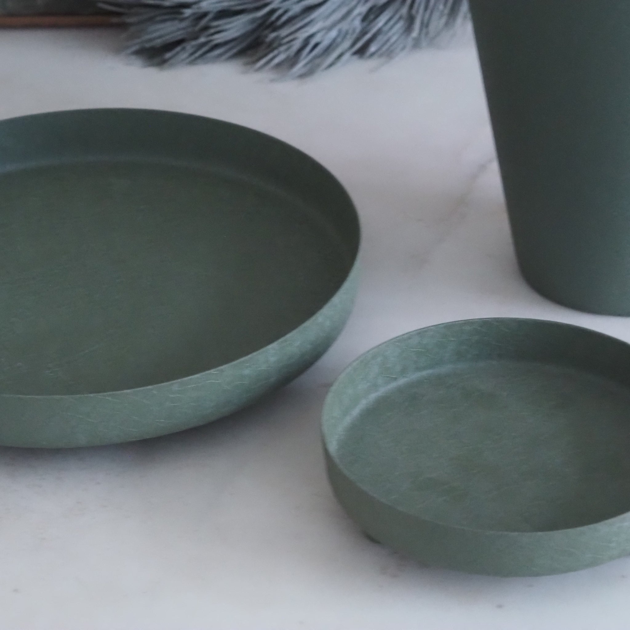 DECOR - NEW - Metallschale in Grün