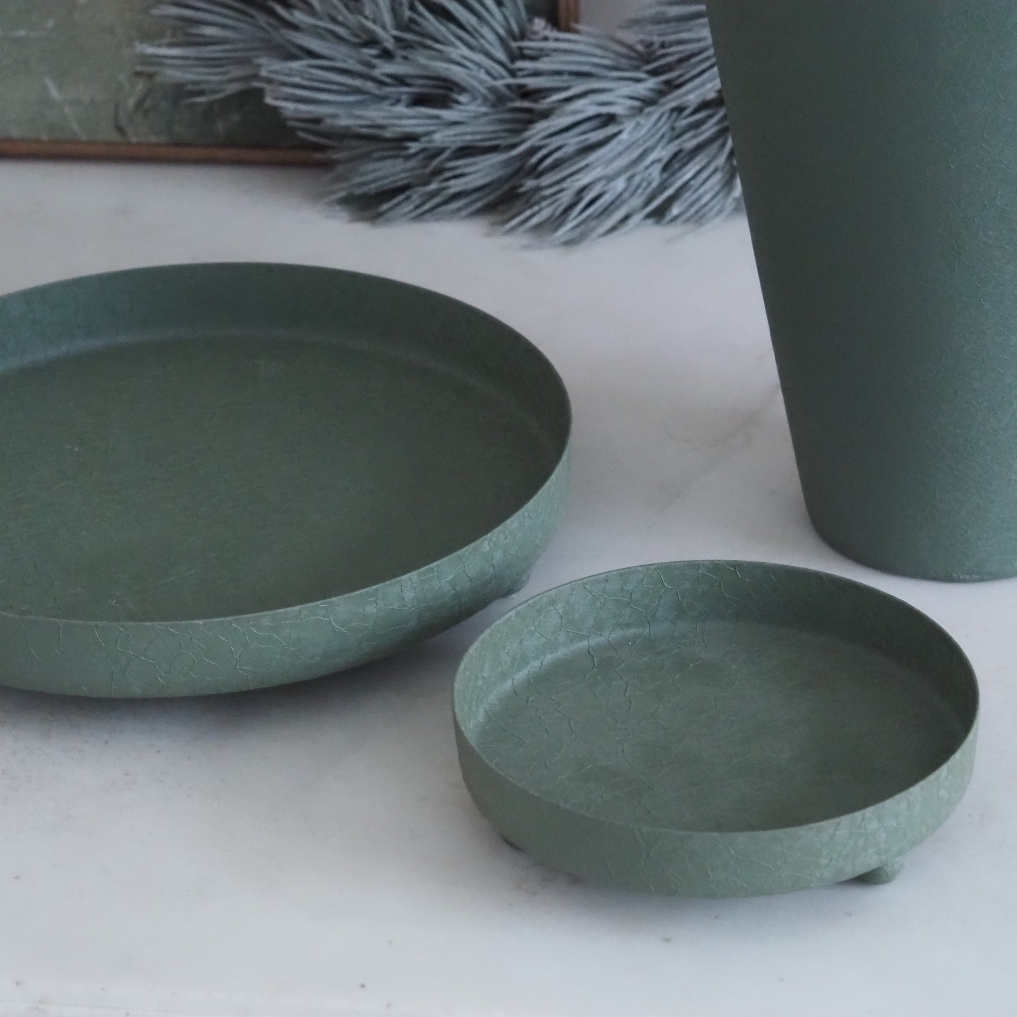 DECOR - NEW - Metallschale in Grün