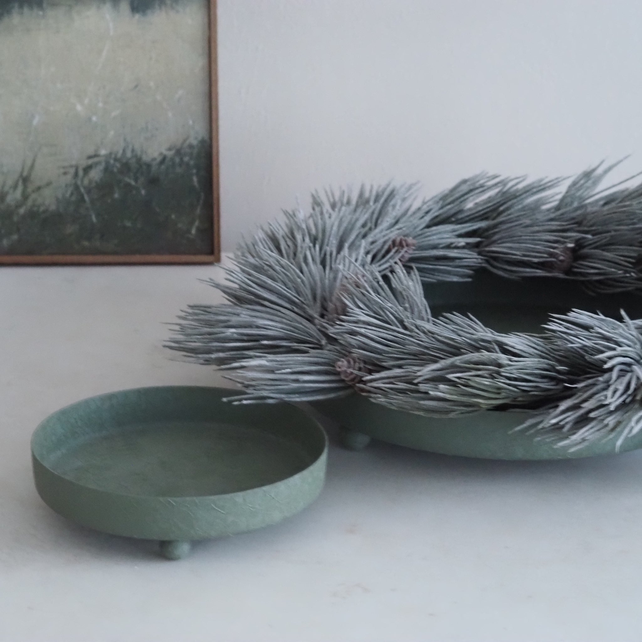 DECOR - NEW - Metallschale in Grün