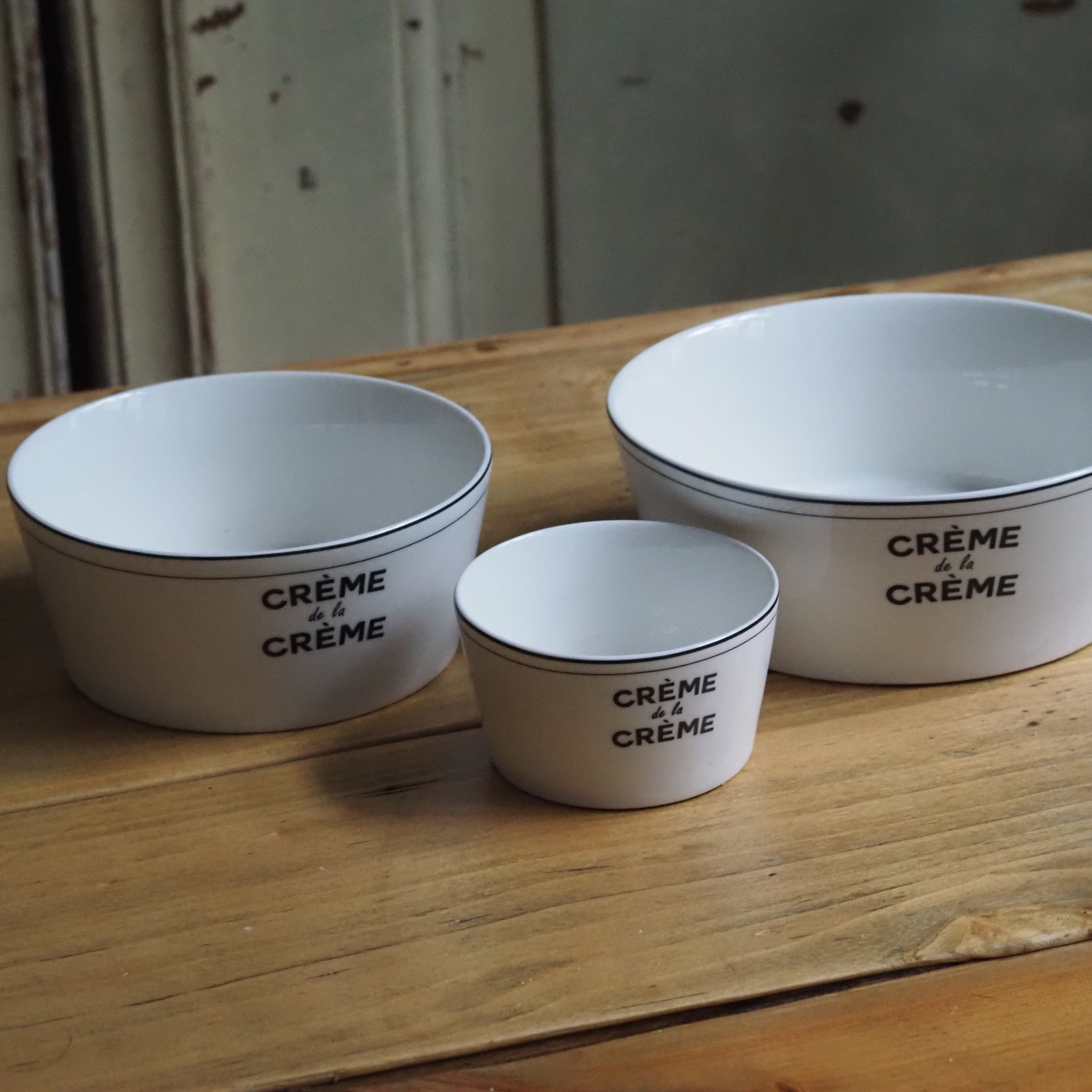 DECOR - NEW - Servierschale Porzellan Crème de la Crème