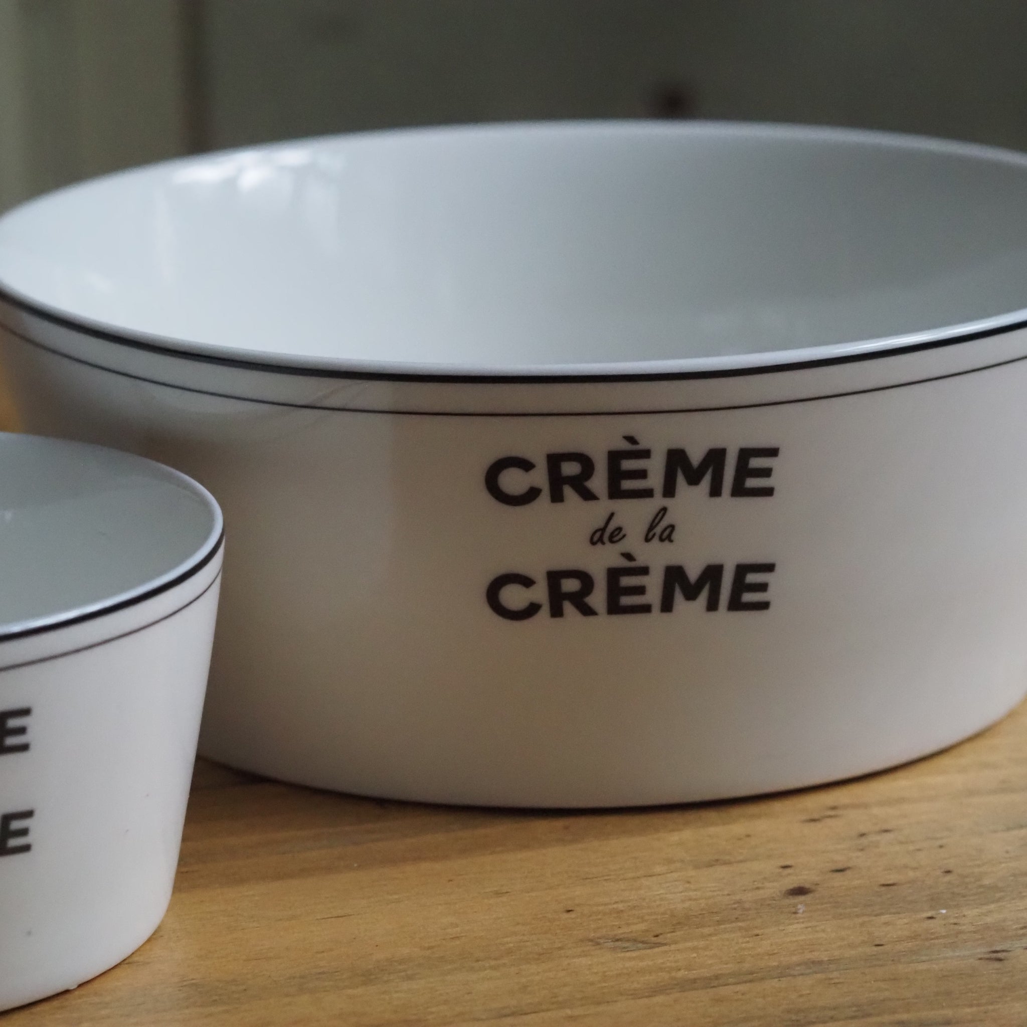 DECOR - NEW - Servierschale Porzellan Crème de la Crème