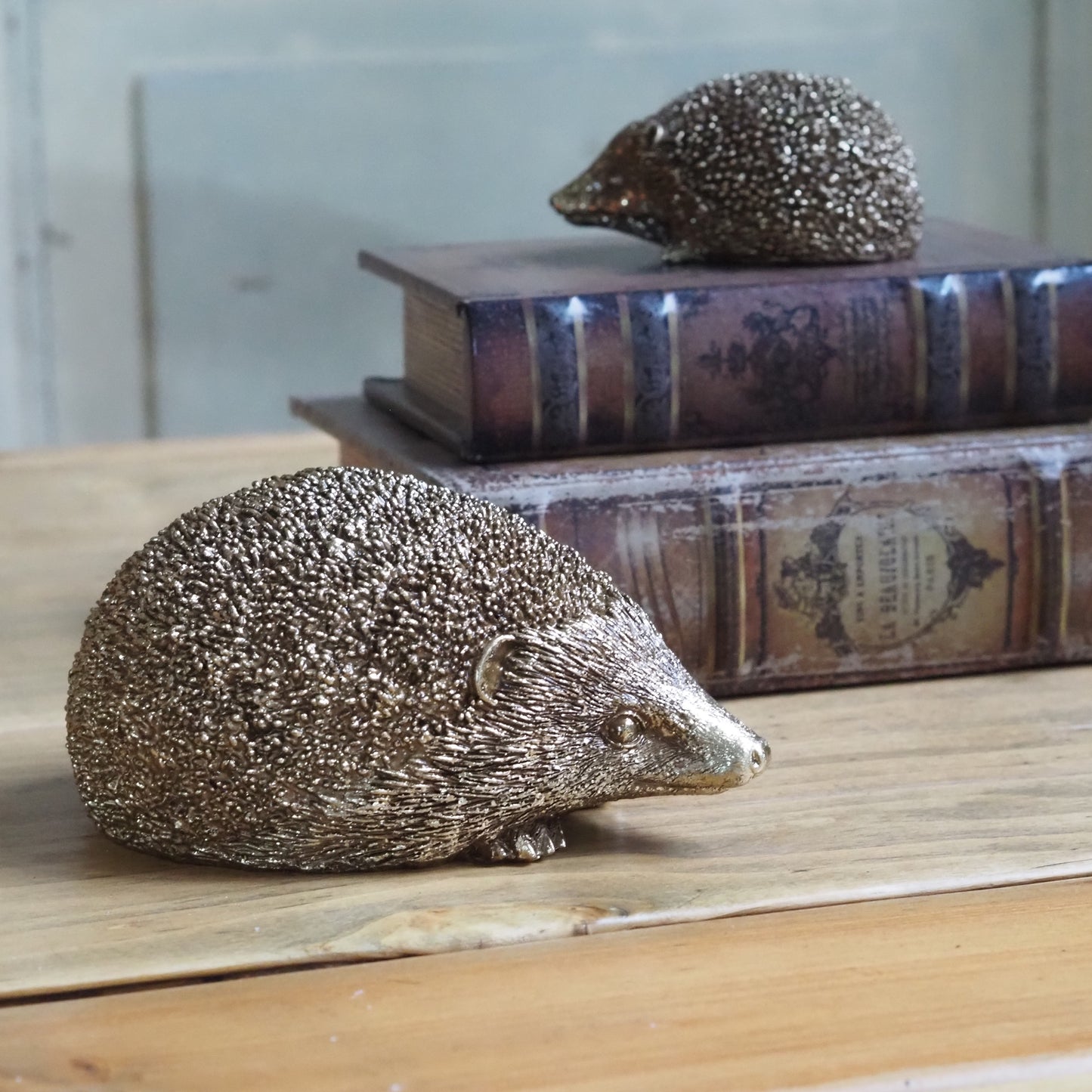 DECOR - NEW - Goldene Igel Deko