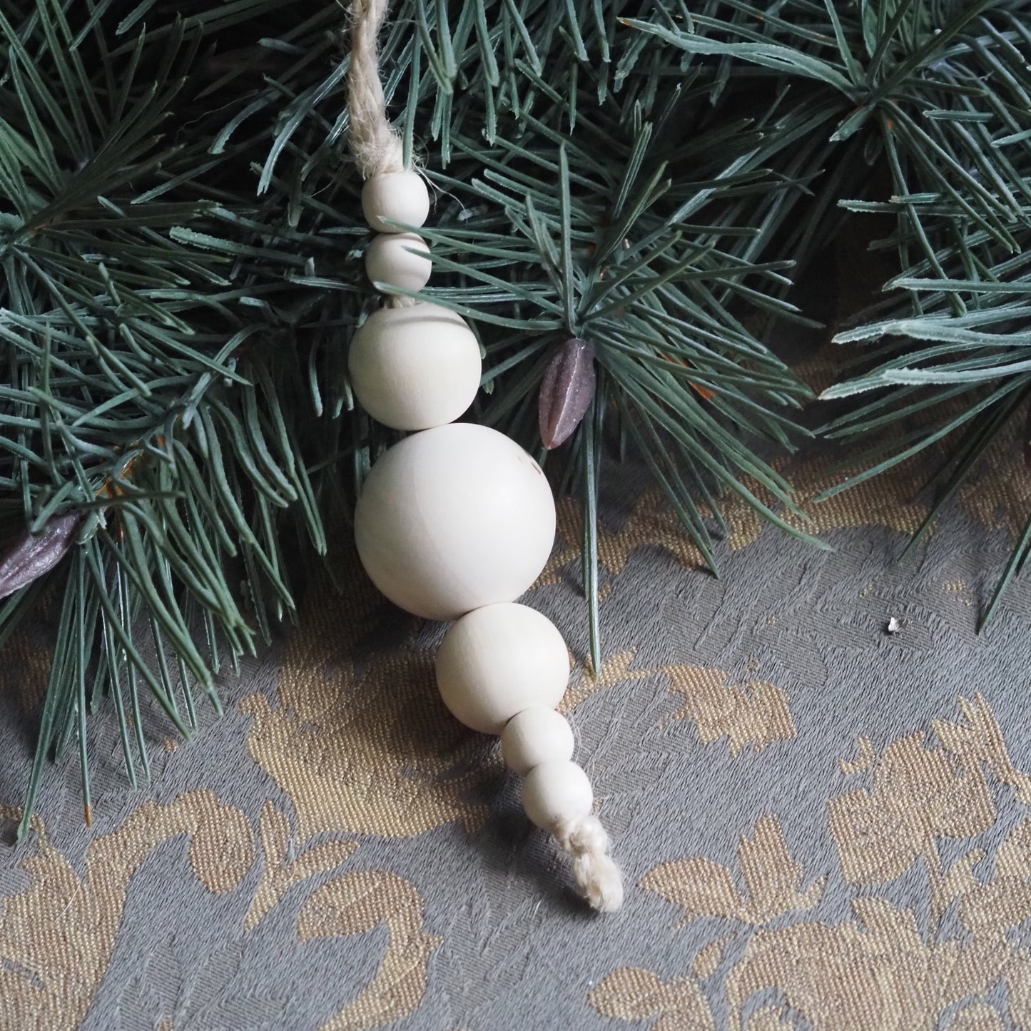 DECOR - NEW - Holzperlen Weihnachtsanhänger