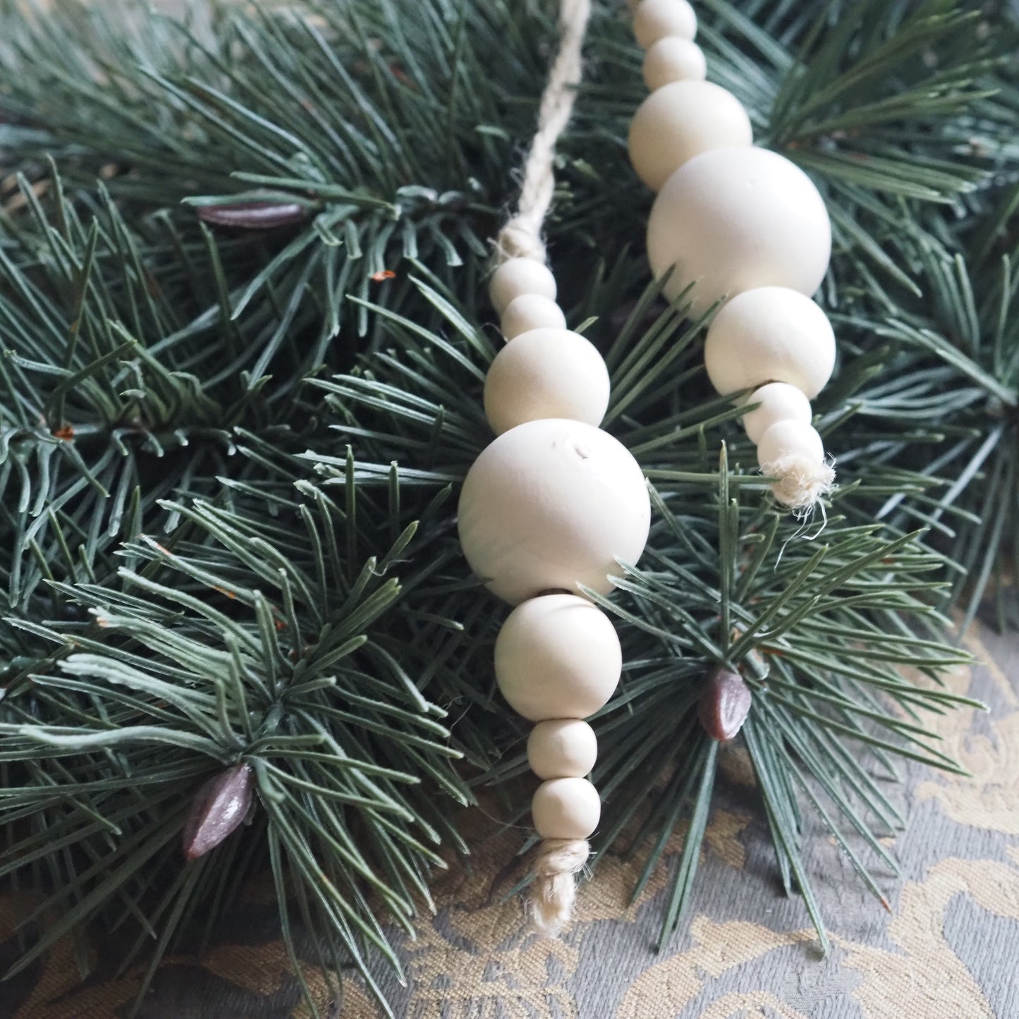 DECOR - NEW - Holzperlen Weihnachtsanhänger