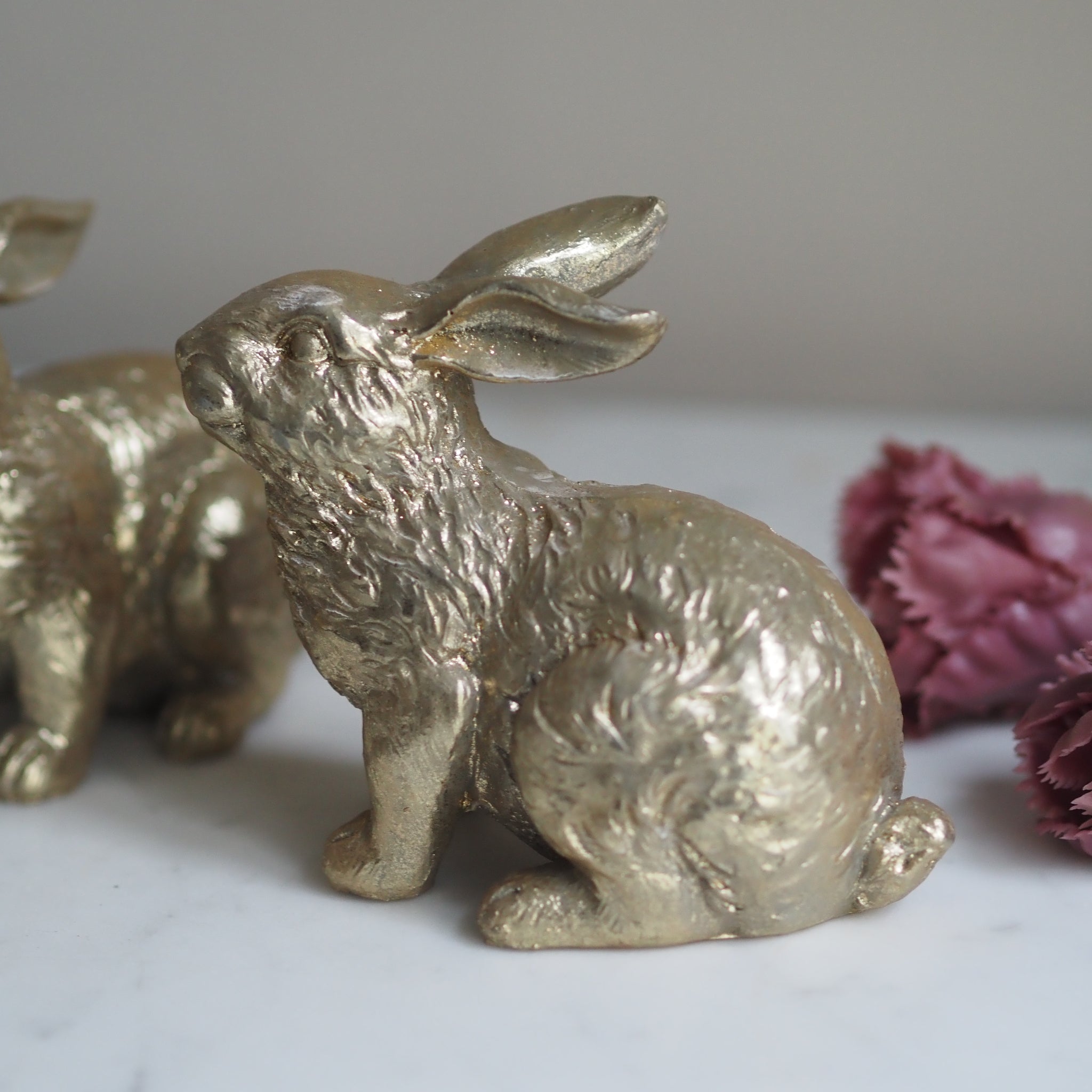 SAISON DECOR Goldener Osterhase Figur