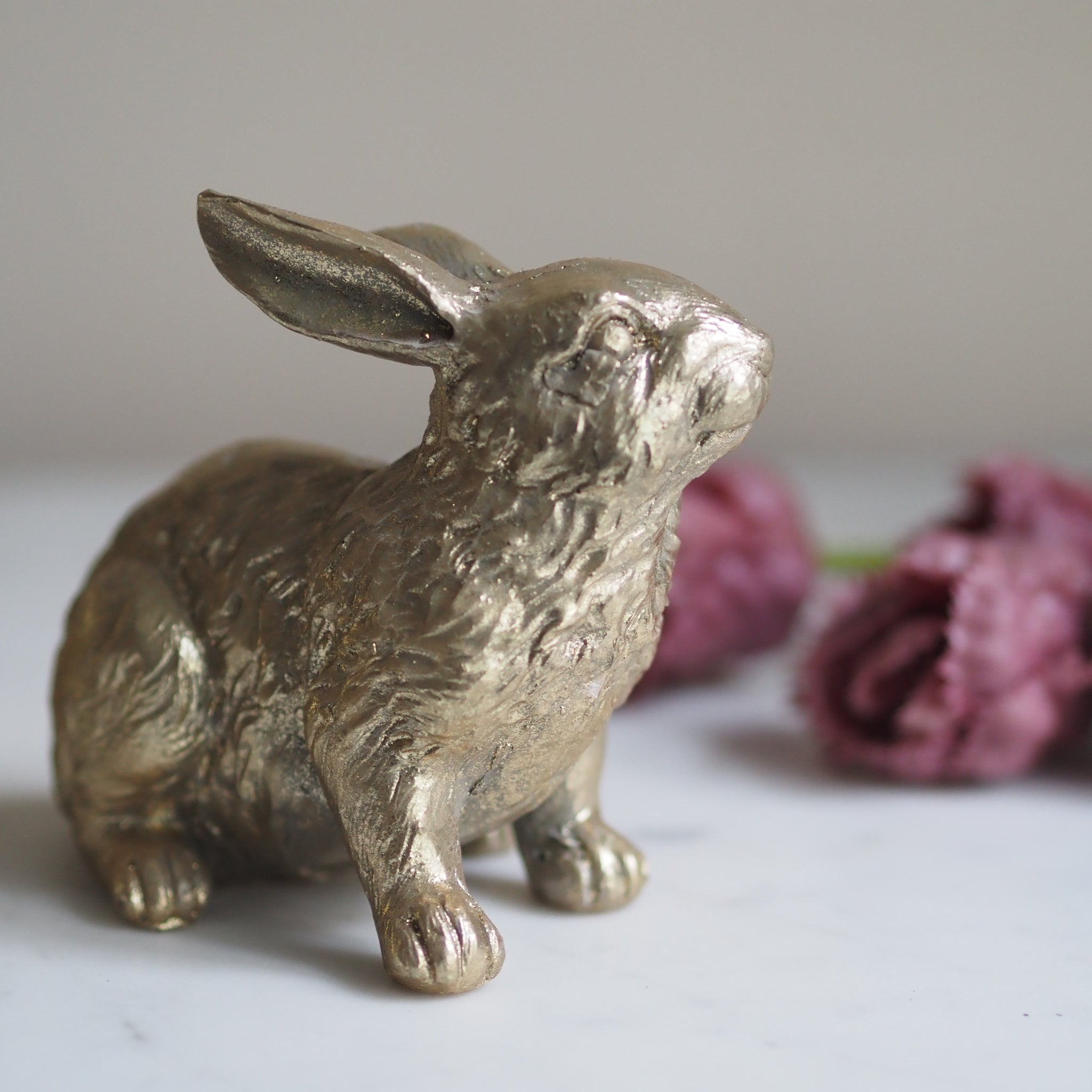 SAISON DECOR Goldener Osterhase Figur