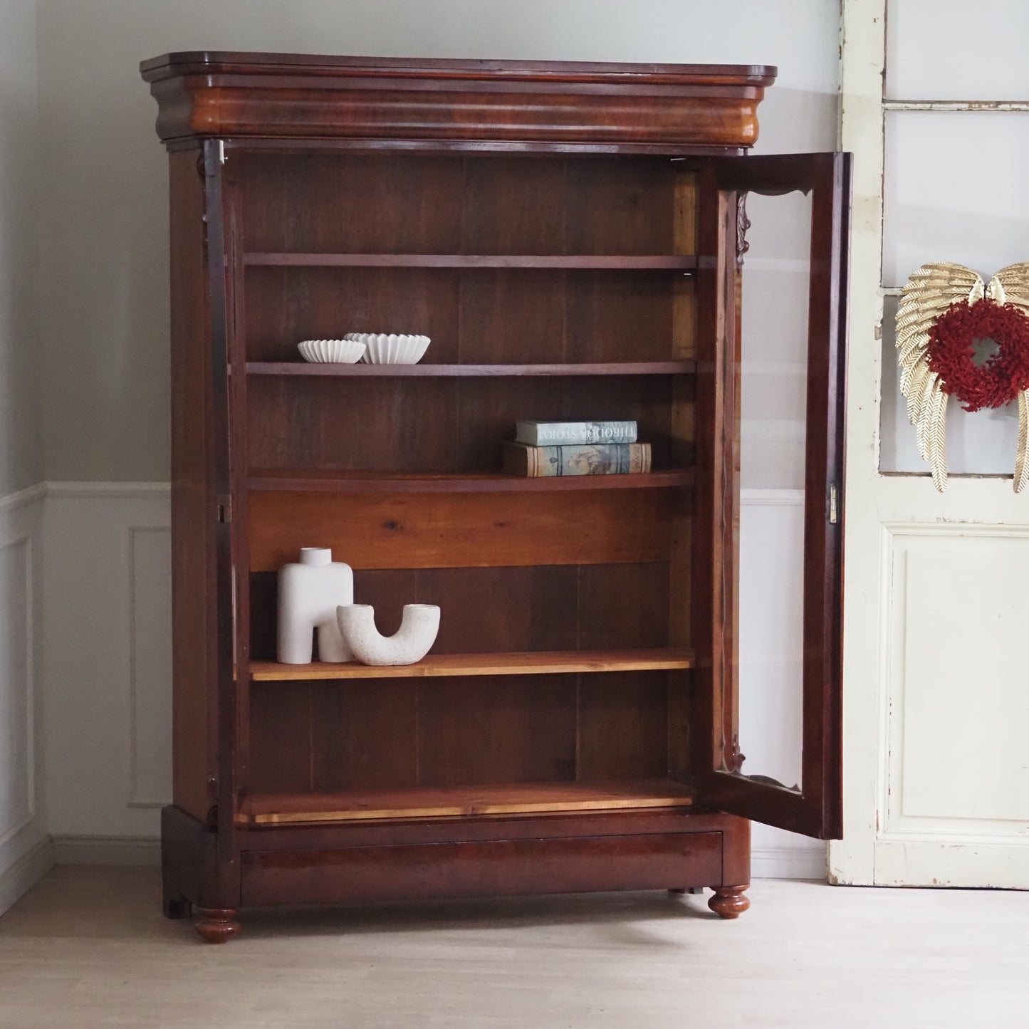 EPOCHE 1890 Antiker Vitrinenschrank