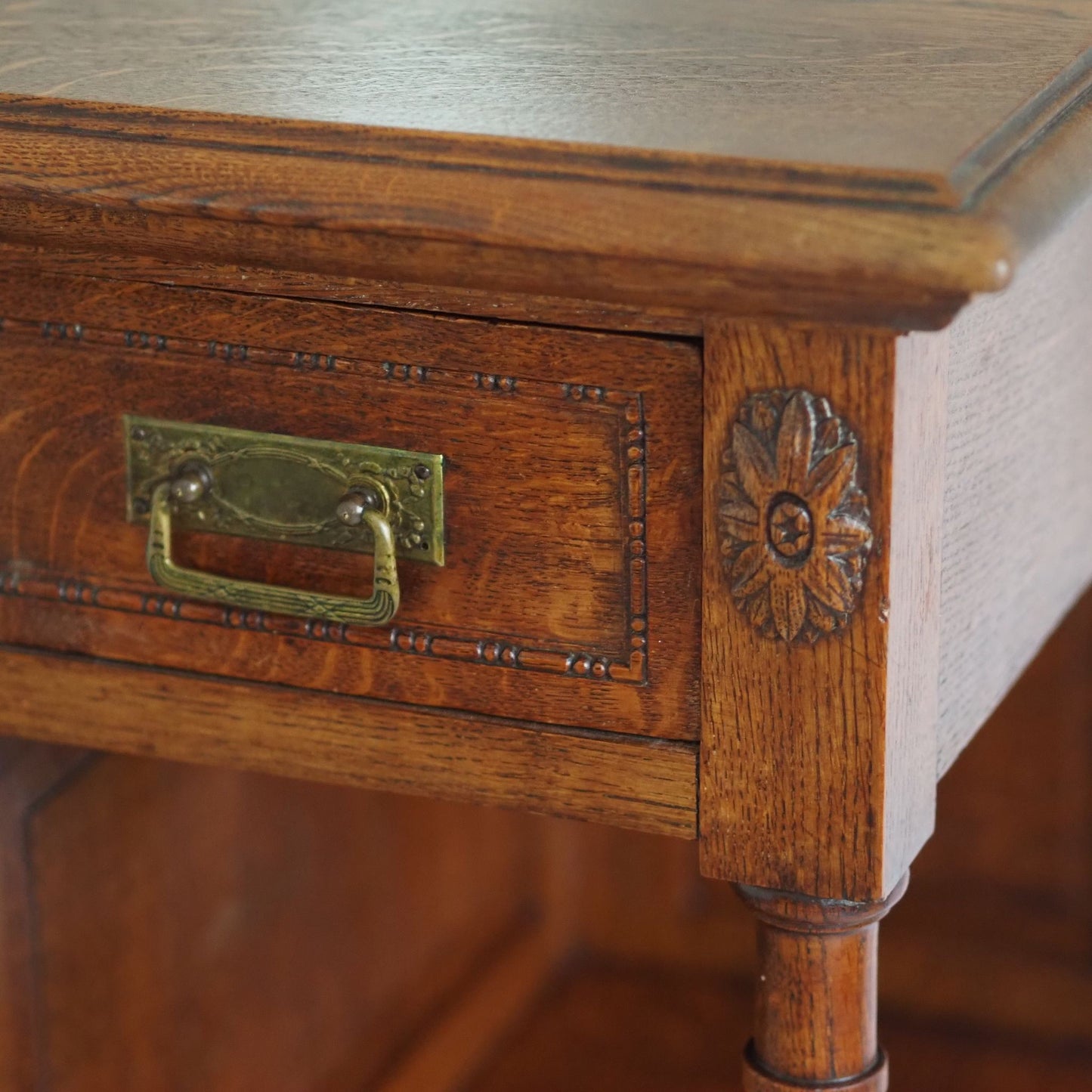 Antikes Gründerzeit Buffet mit Spiegelaufsatz um 1900