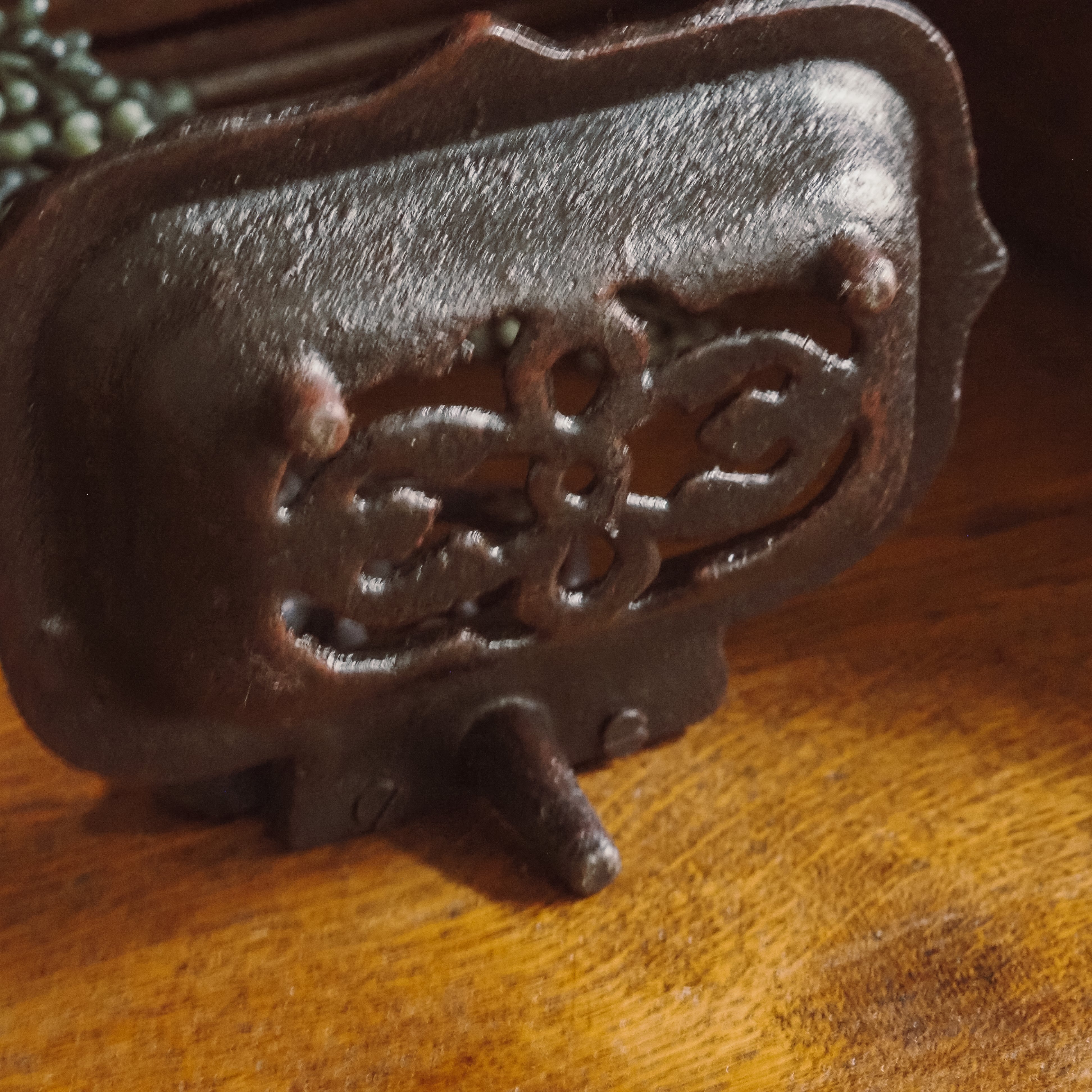 Seifenschale · ornamental / Gusseisenoptik