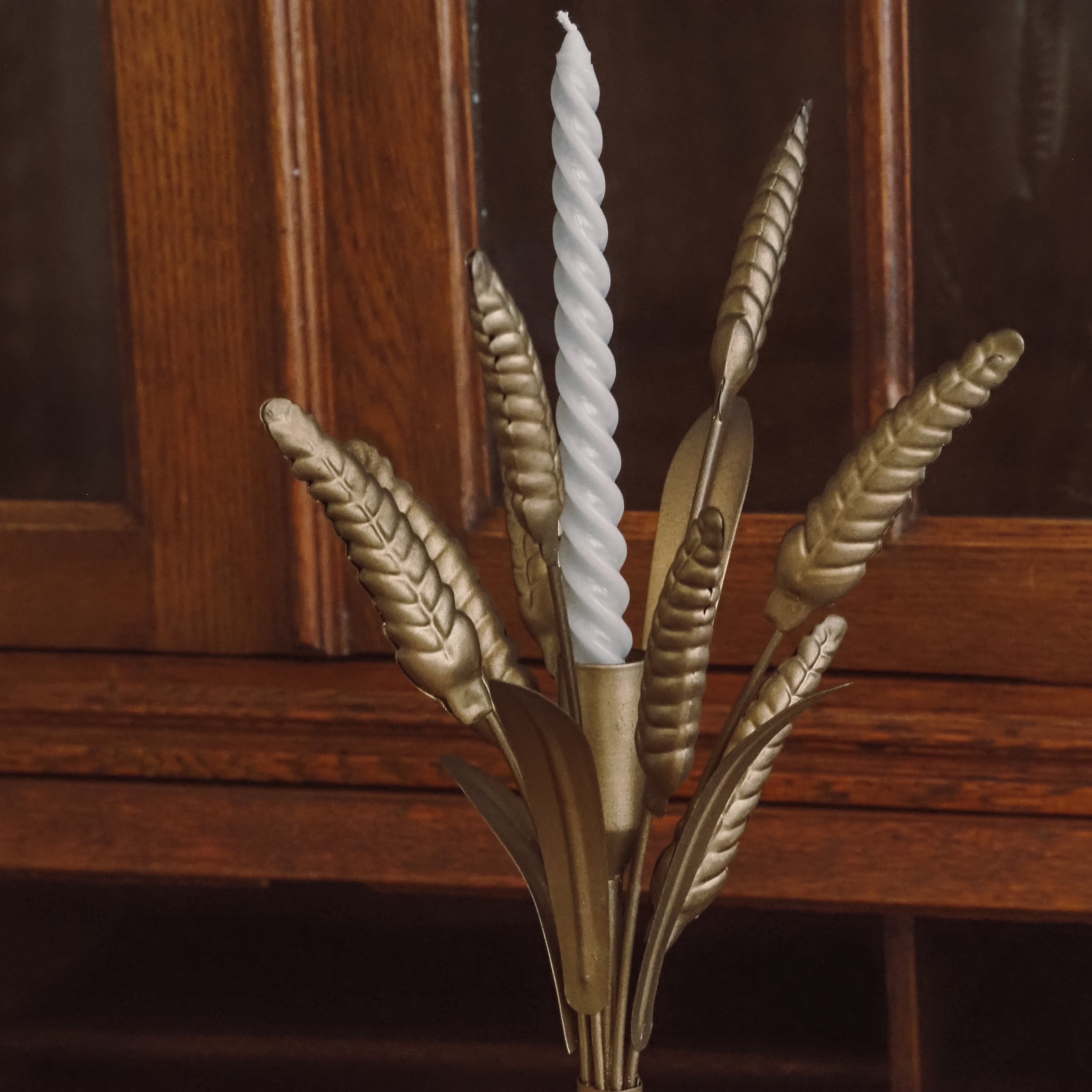 Kerzenhalter · historisierend-botanischer Stil / für Stabkerzen