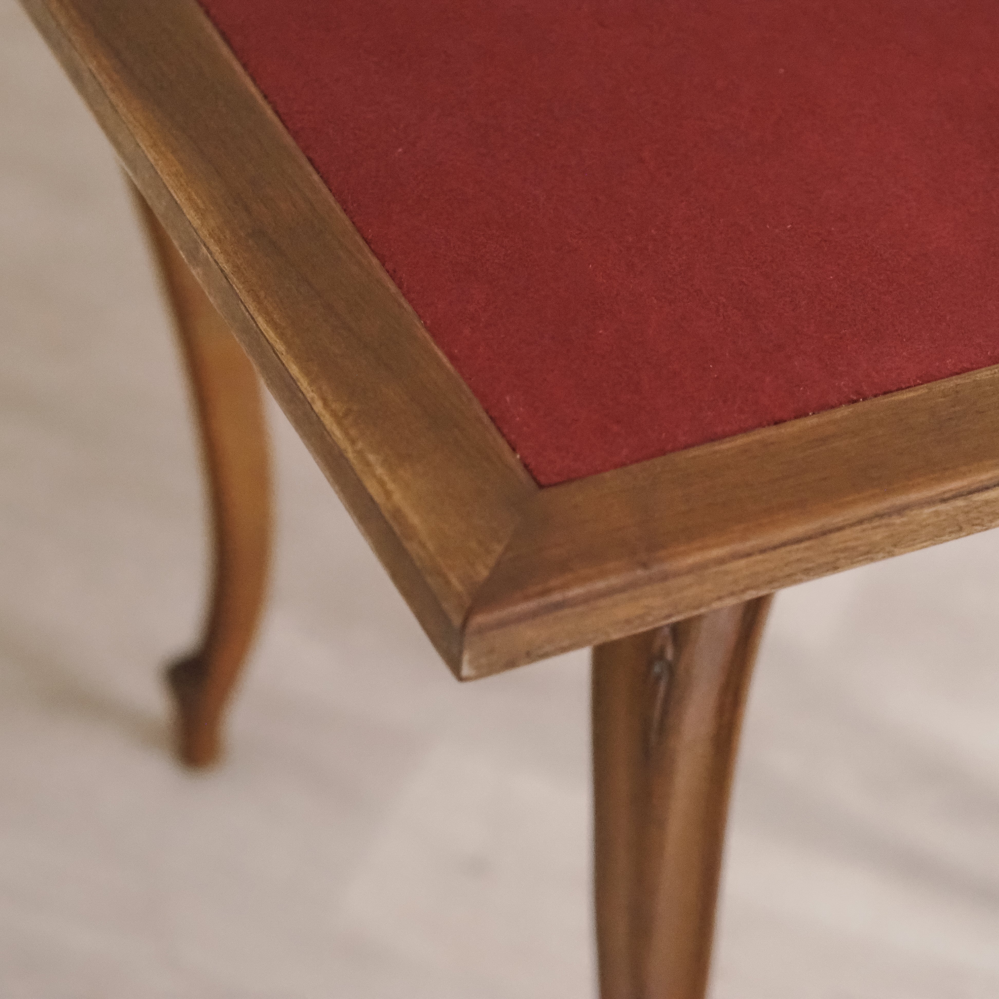 Louis-XV Spieltisch Eiche Klapptisch Kartentisch um 1890