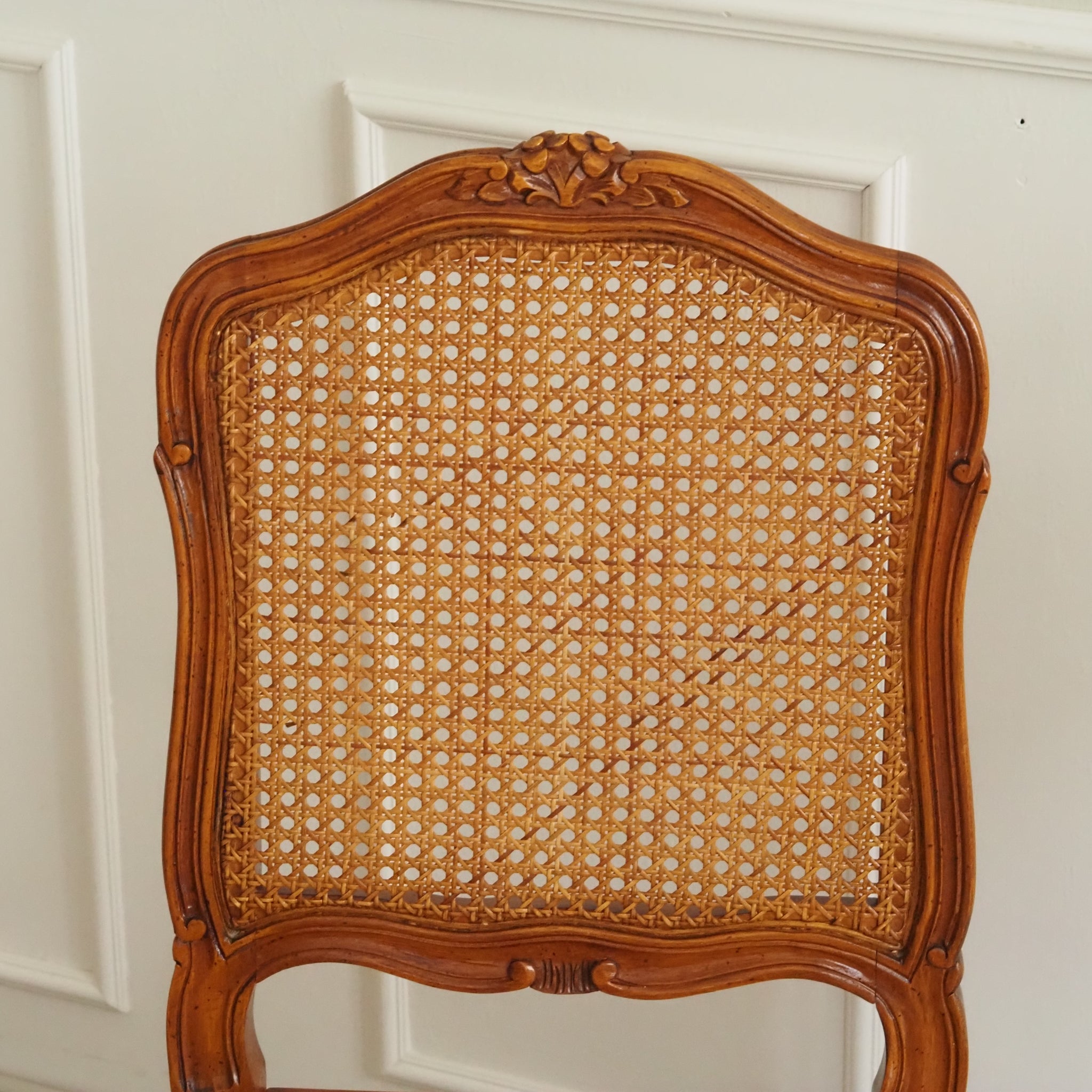 Französischer Wiener Geflechtstuhl im Louis-XV-Stil - Esszimmerstühle Vintage