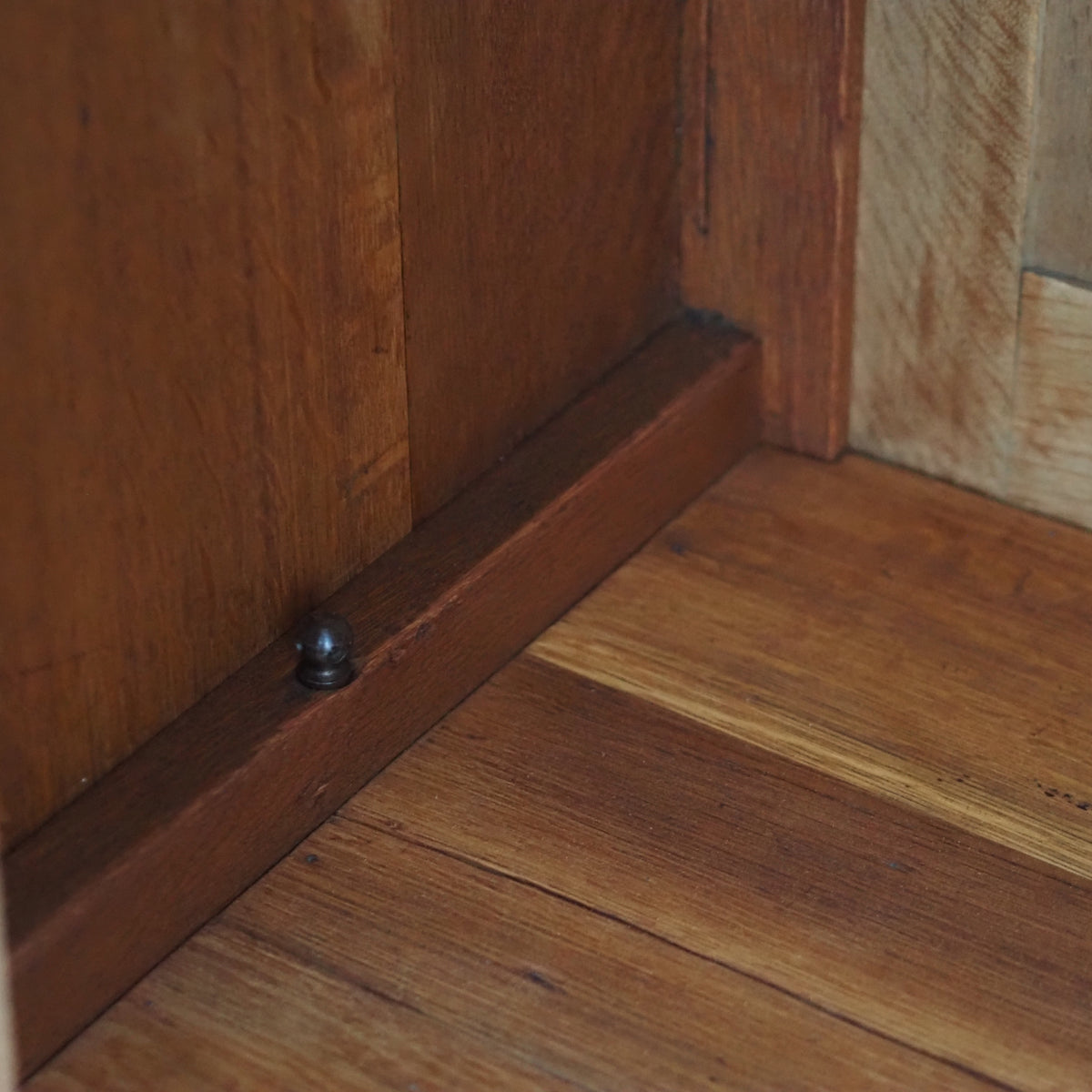 Gründerzeit Kleiderschrank mit Spiegel, Eiche um 1890