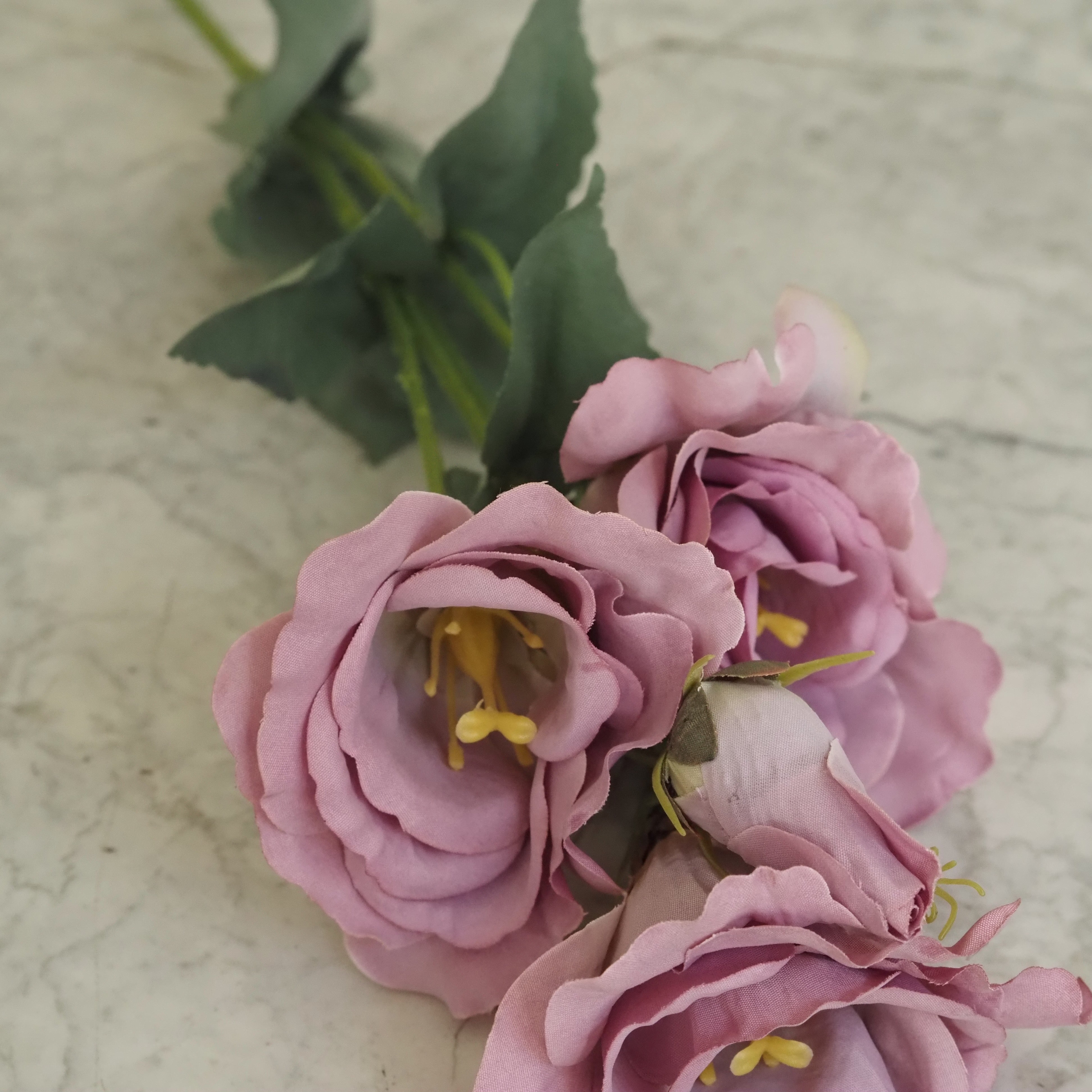Eustoma Bund · Mauve-Lila · Seidenstoff · 53 cm
