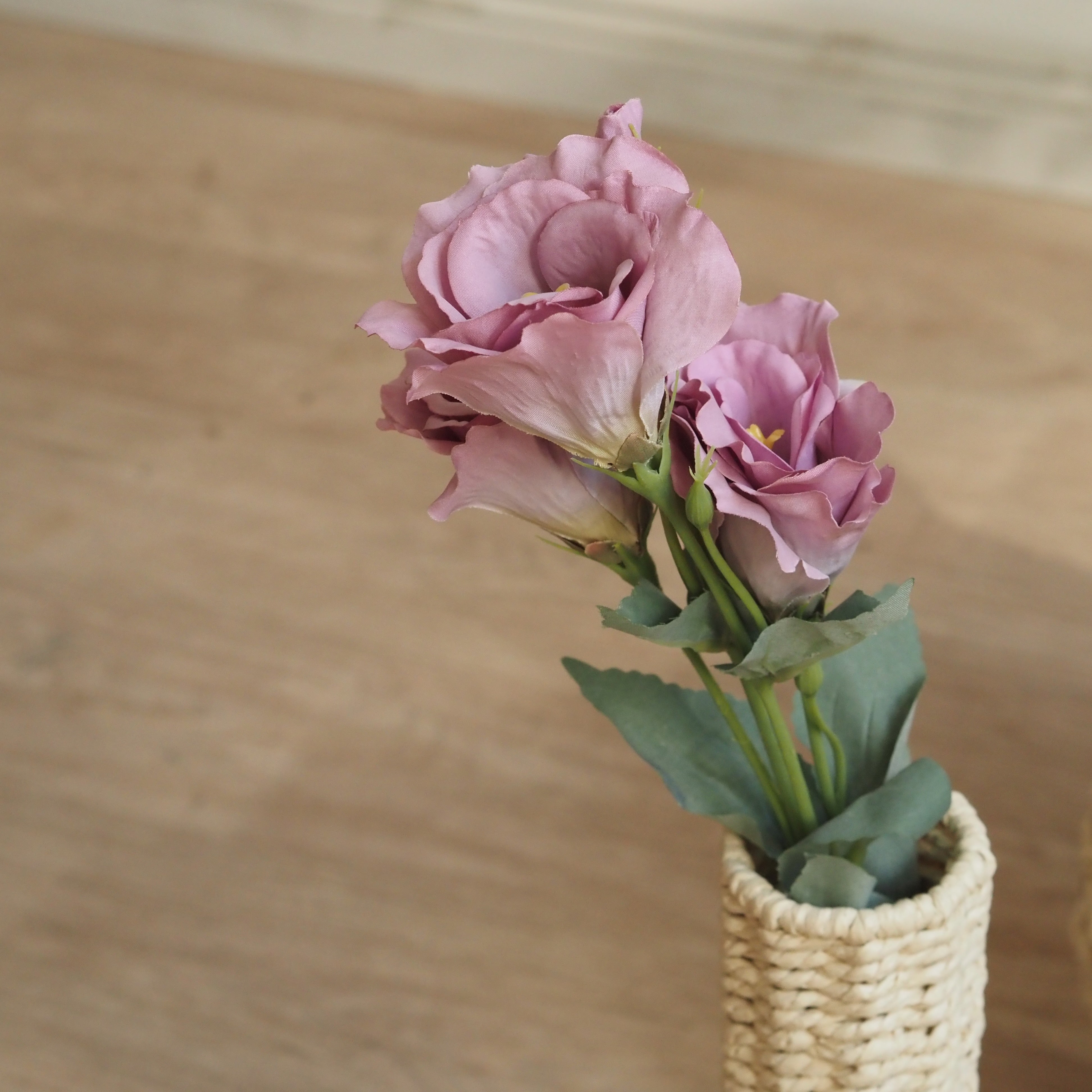 Eustoma Bund · Mauve-Lila · Seidenstoff · 53 cm