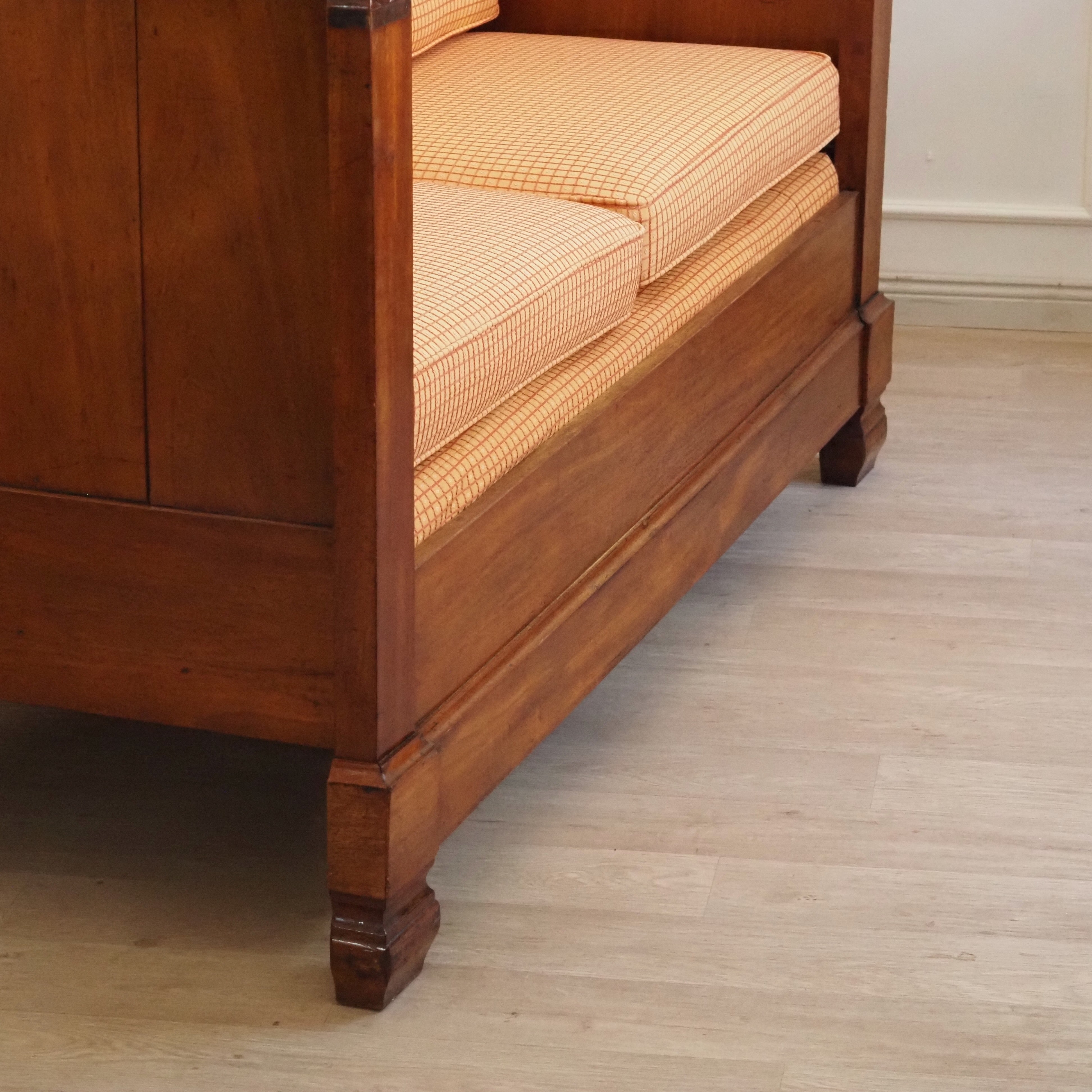 Biedermeier Sofa Mahagoni antik um 1840