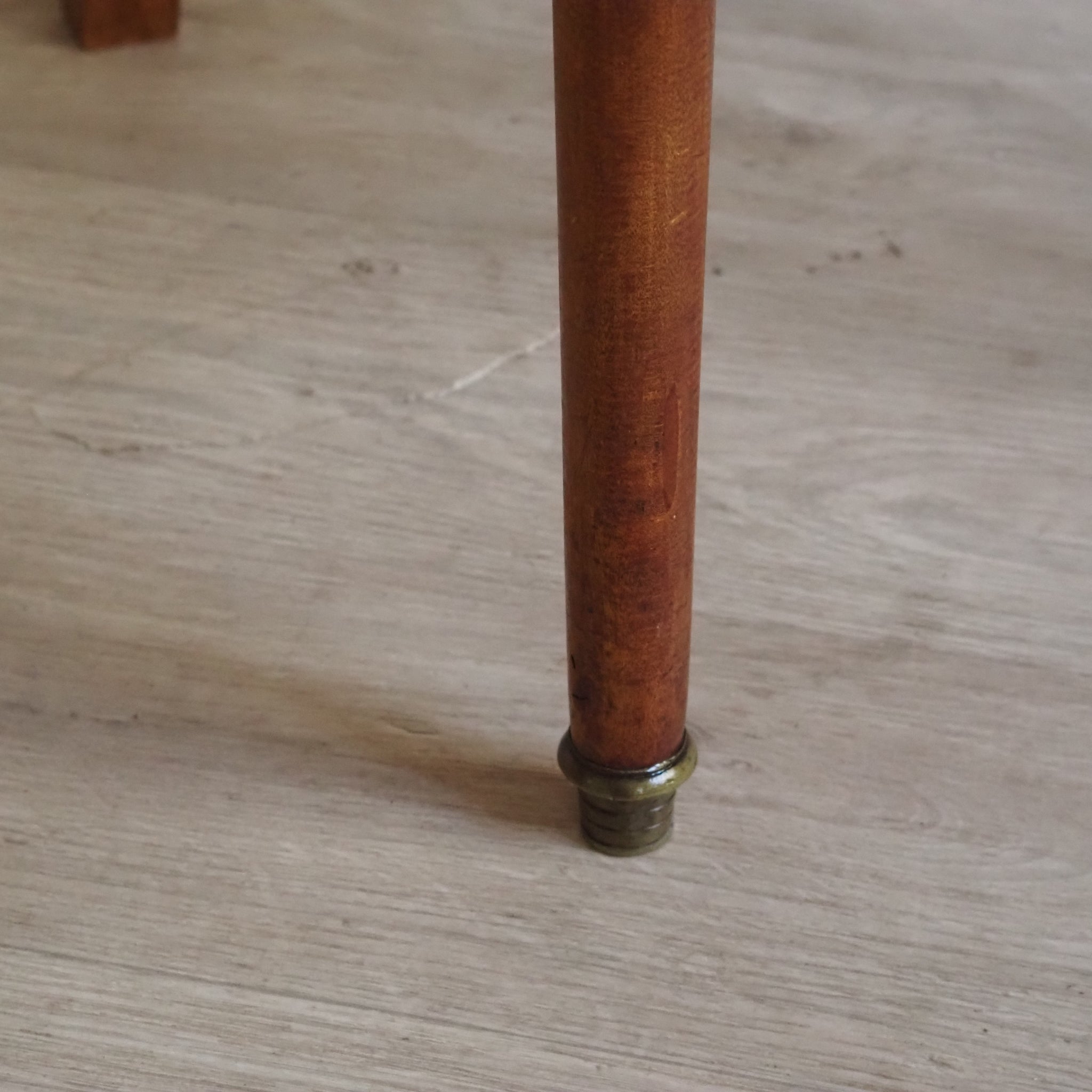 Antiker Esszimmer Stuhl im Louis Seize Stil, französischer Geflechtstuhl