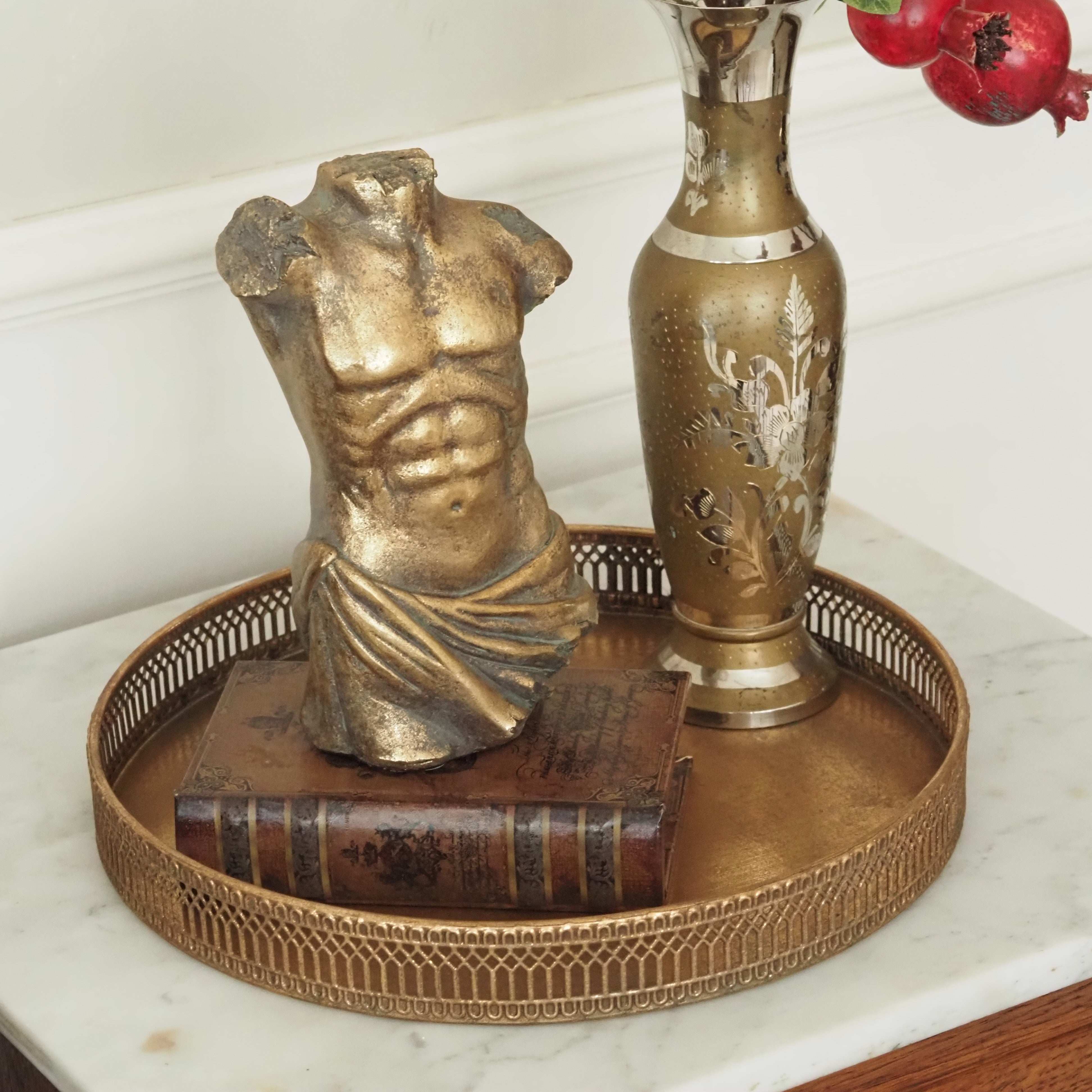 Torso Gold · Männlicher Figurentorso im antikisierenden Fragmentstil