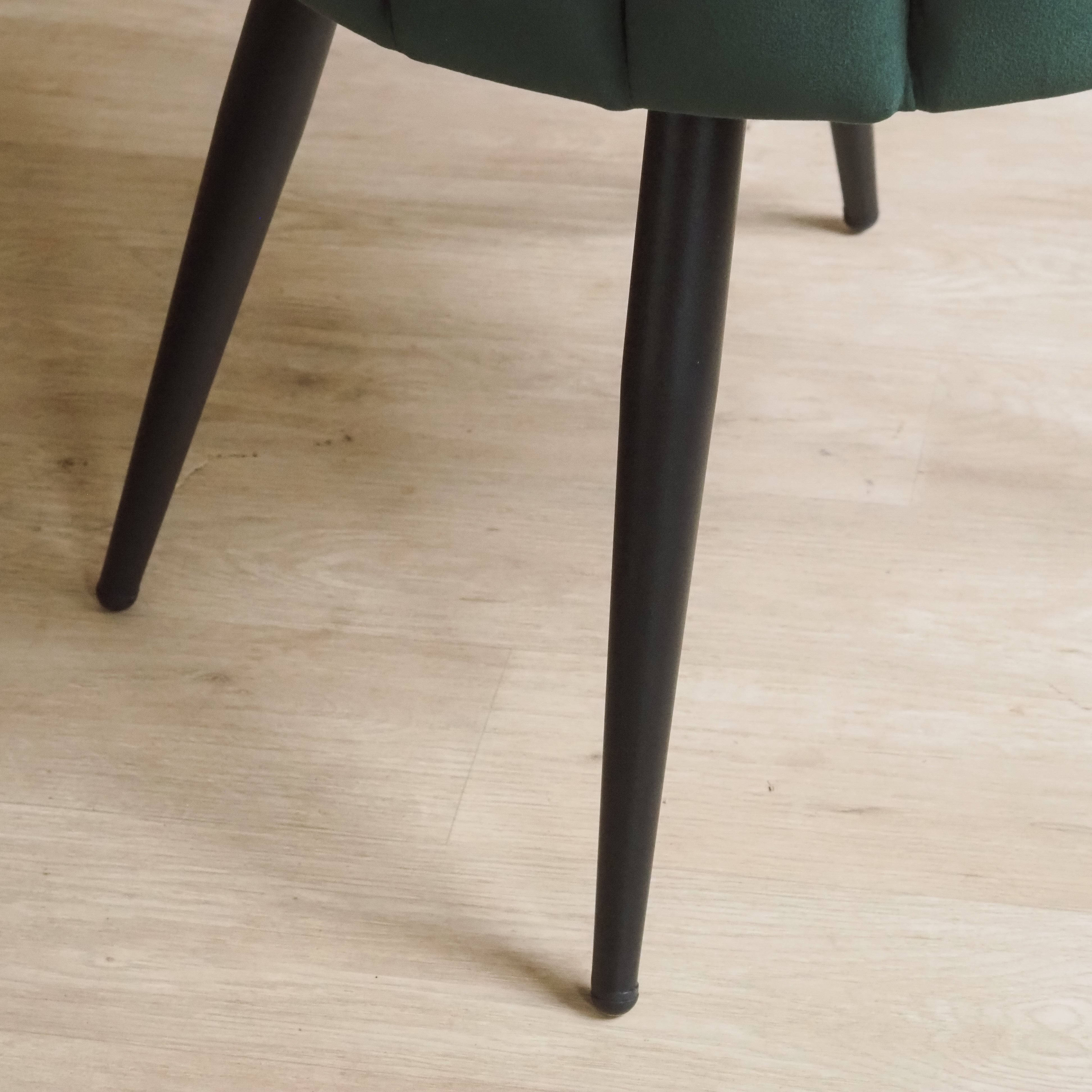 Muschelstuhl · moderne Form / gepolsterter Samtstuhl, Design Armchair