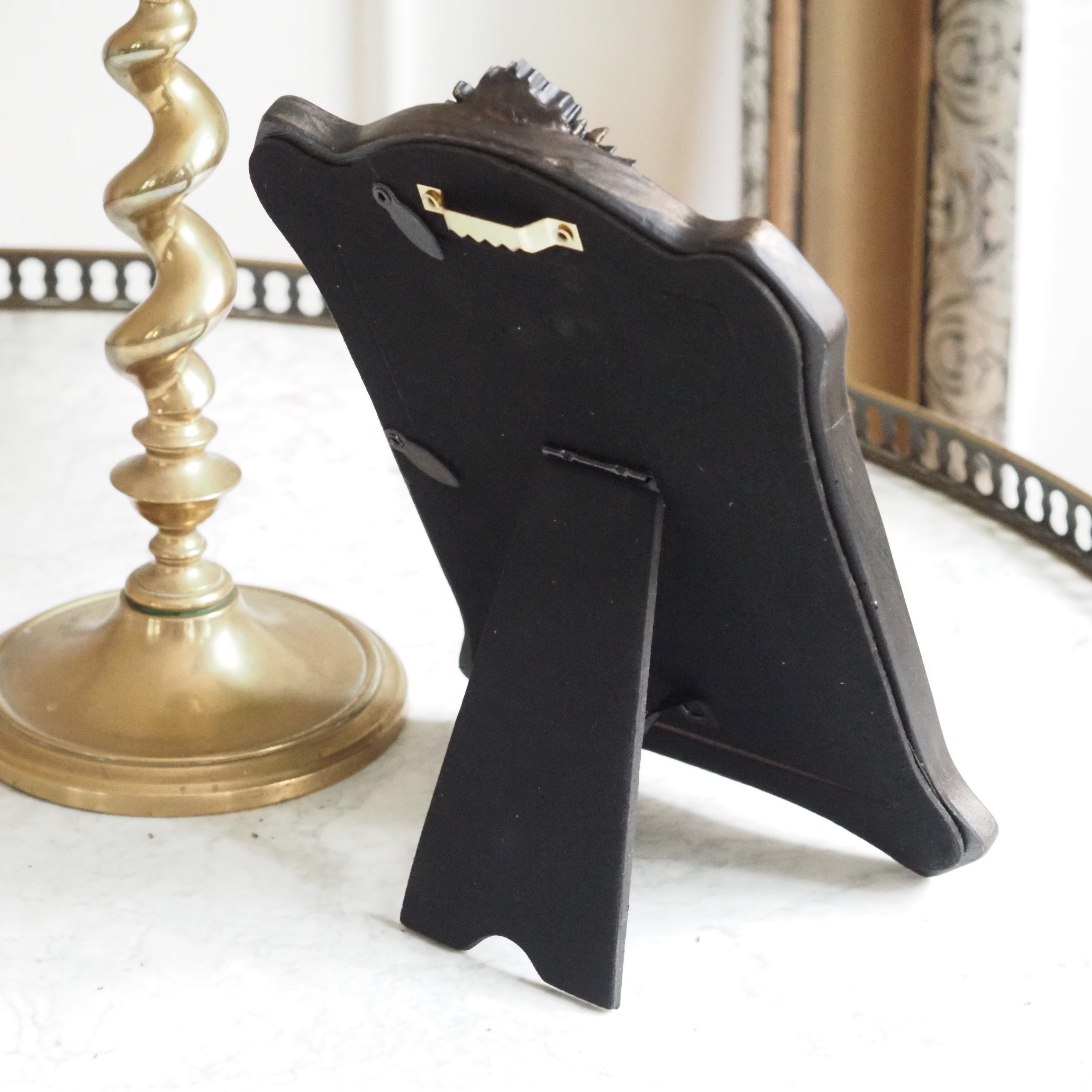Bilderrahmen · historisierendes Barockmotiv · Herzornament