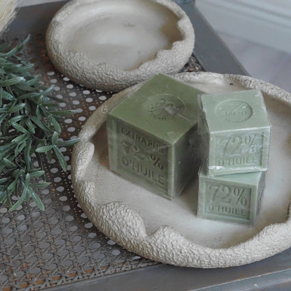 Savon de Marseille Würfel · Grüne Olivenseife 72 %