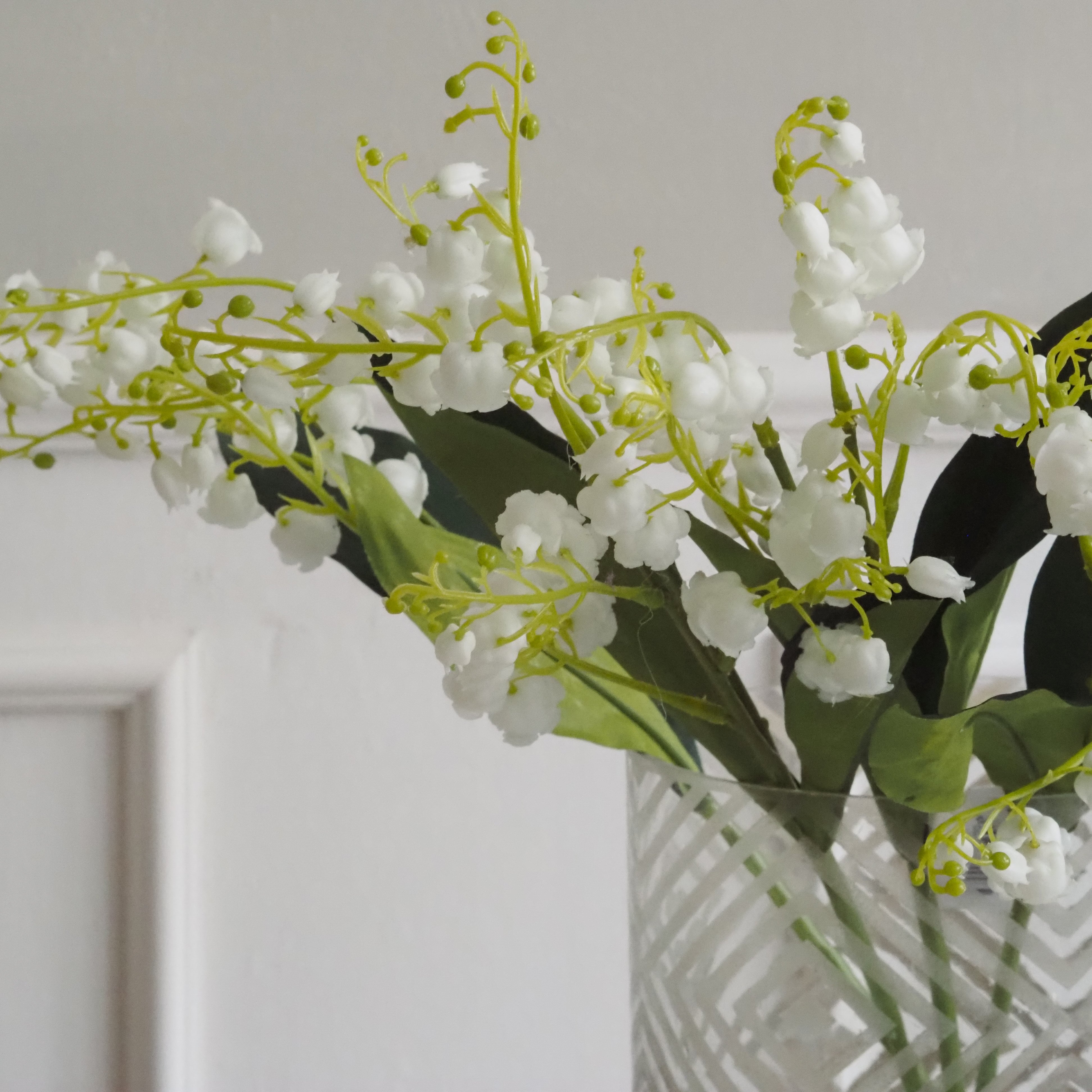 Maiglöckchenzweig · botanische Replik / Frühlingsdekoration Kunstblume