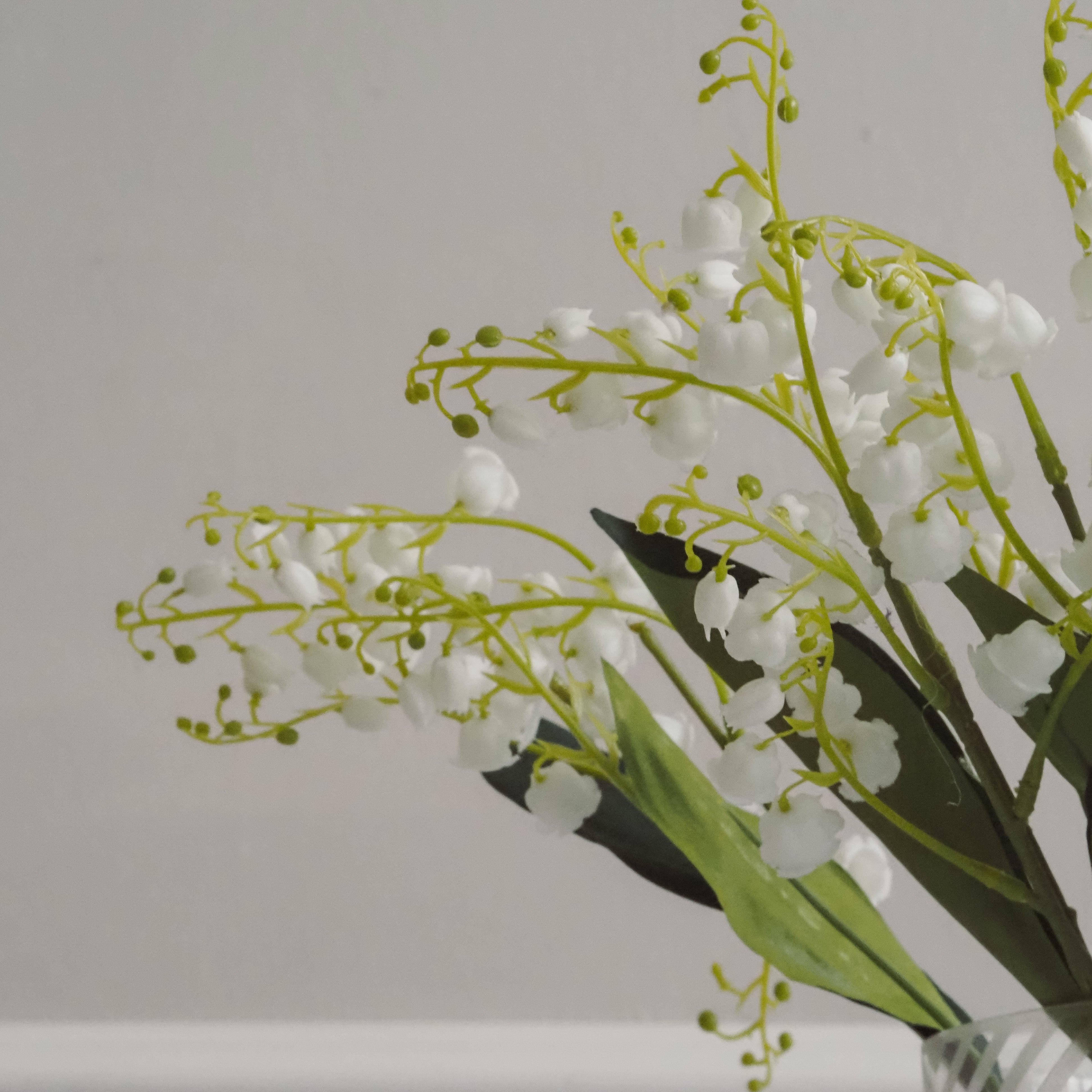 Maiglöckchenzweig · botanische Replik / Frühlingsdekoration Kunstblume