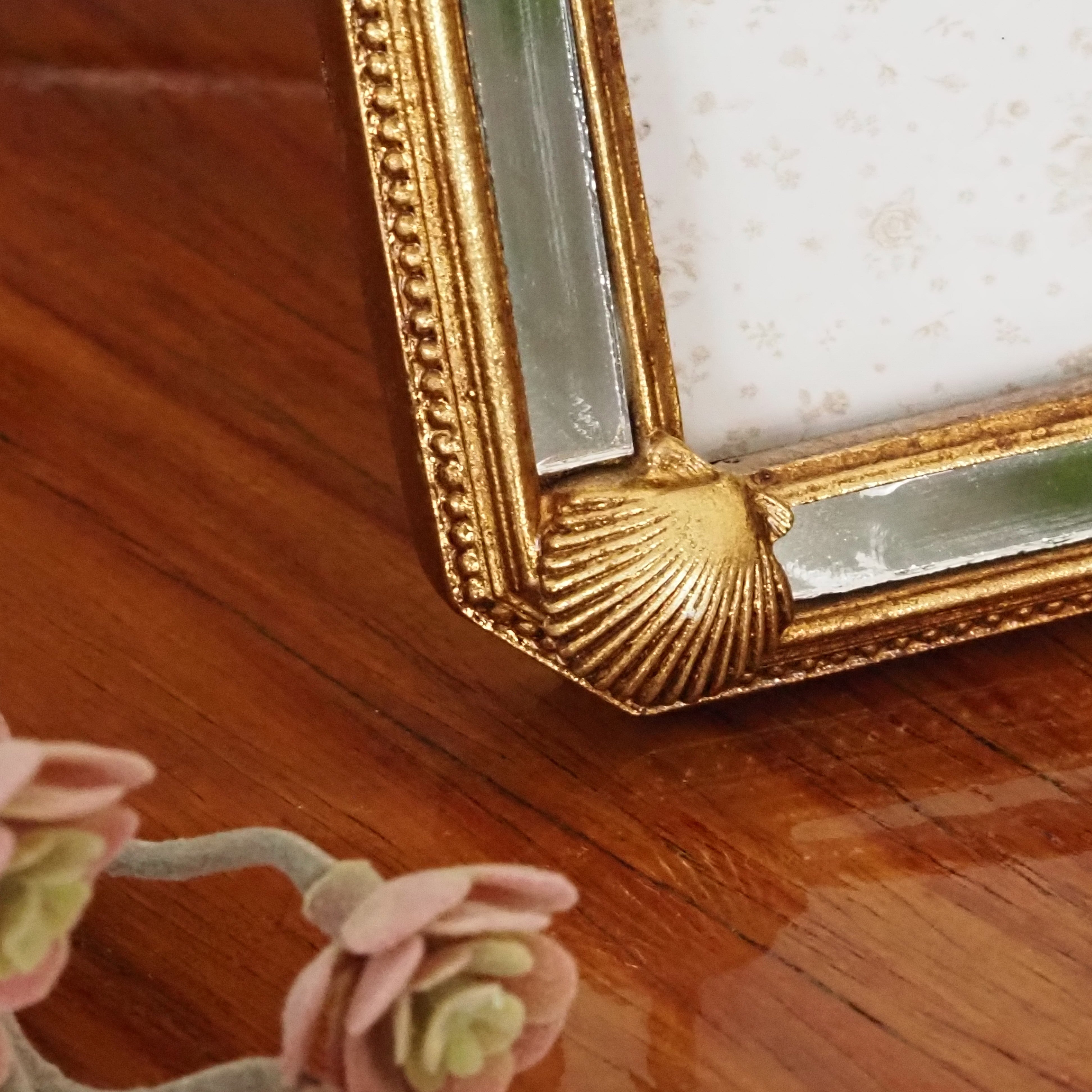 Bilderrahmen Gold · Muschelornamente · Art-Déco-Stil · 9x12 cm oder 13x18 cm
