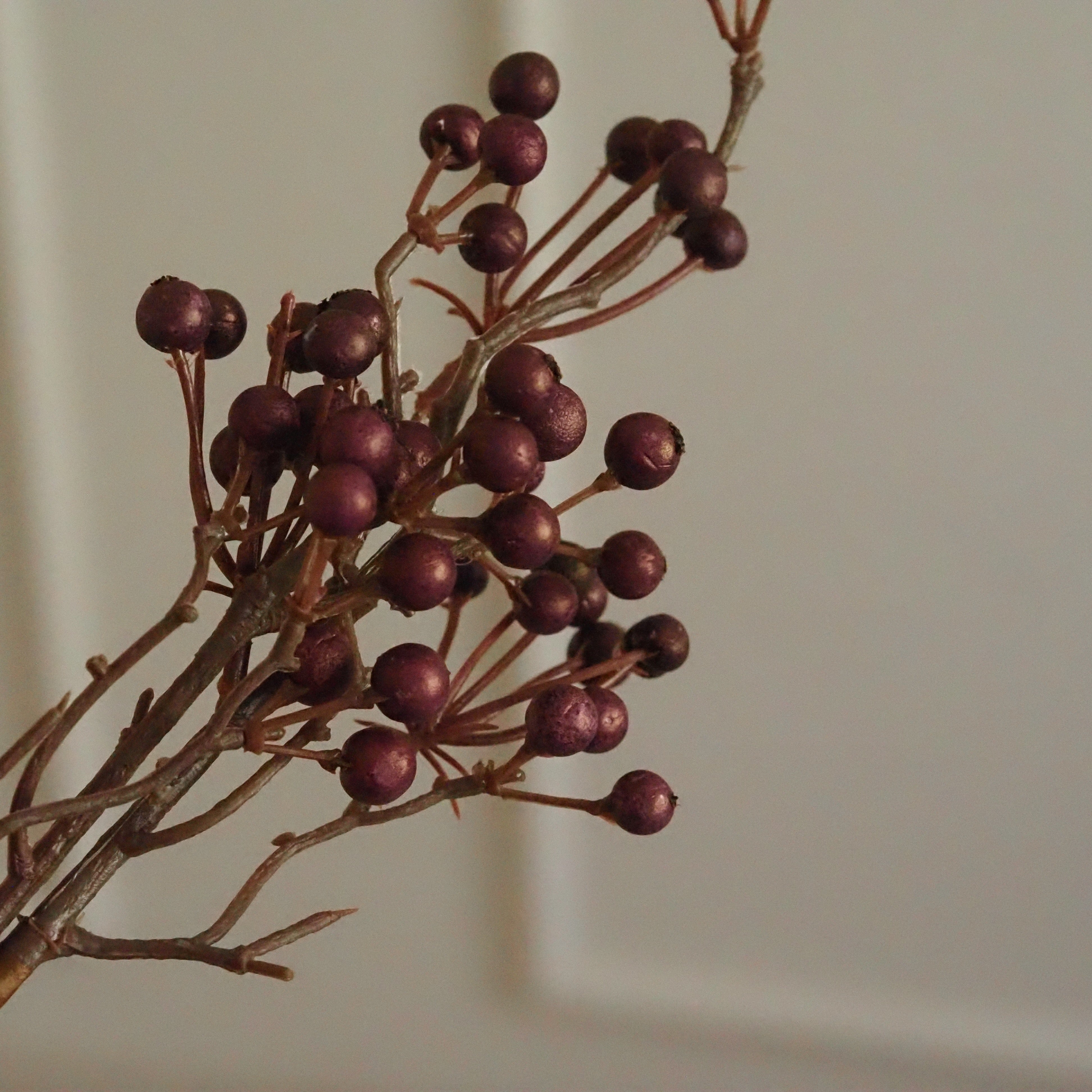 Beerenzweig Mauve · Perlglanz Herbstdeko 3er-Set