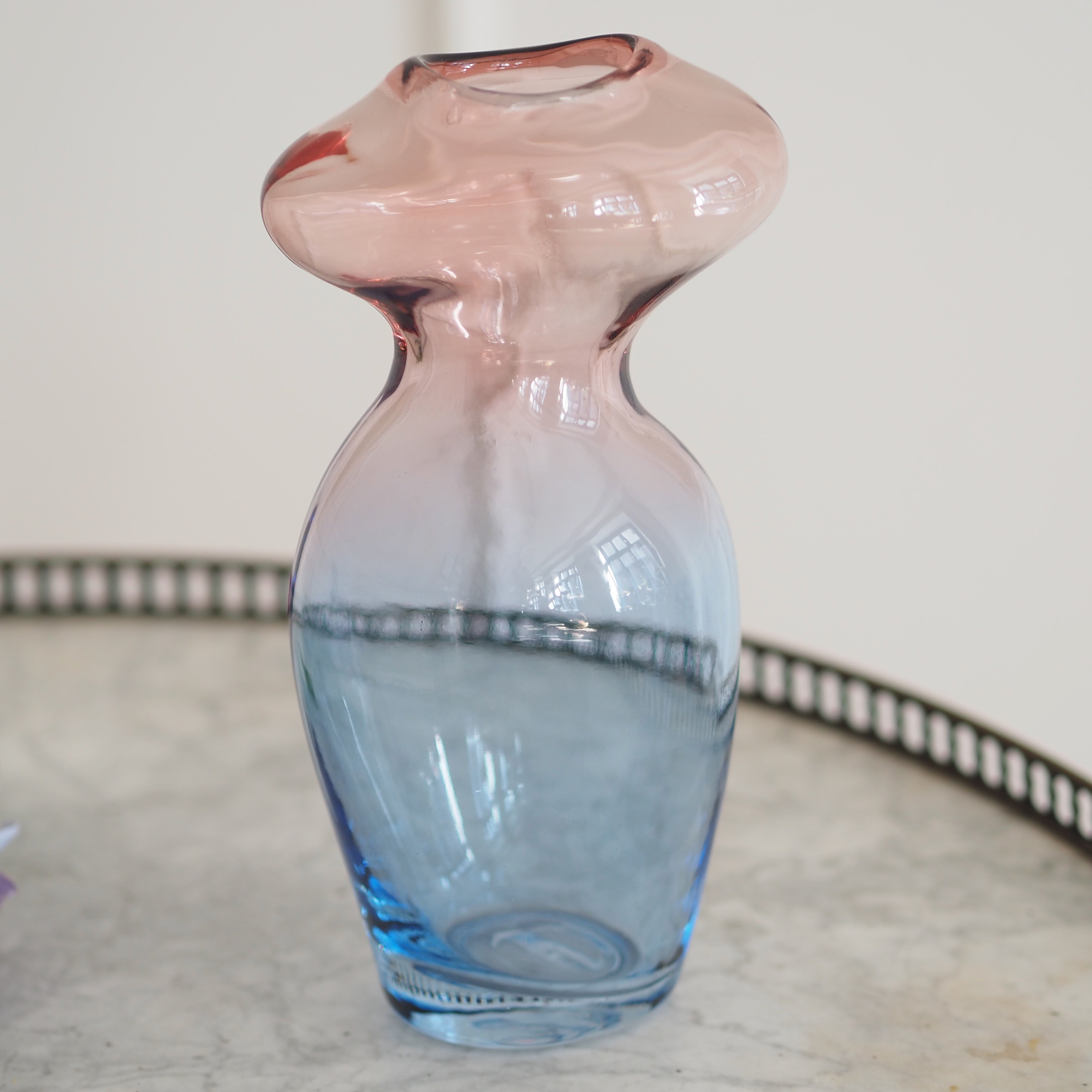 Glasvase Ombré · farbiges Dekorglas für Einzelblüten
