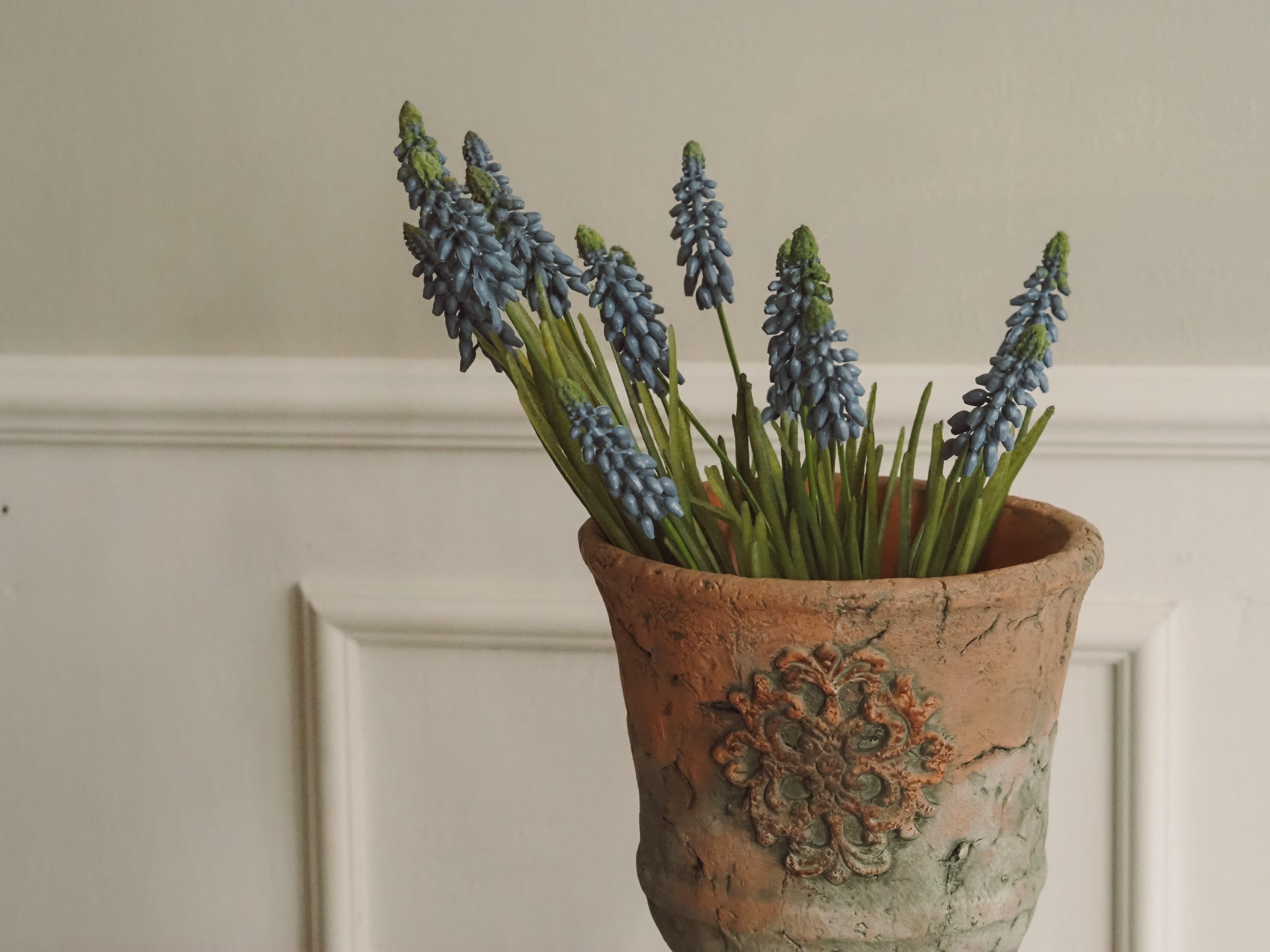 Muscari Zweig · künstliche Traubenhyazinthe in Blau