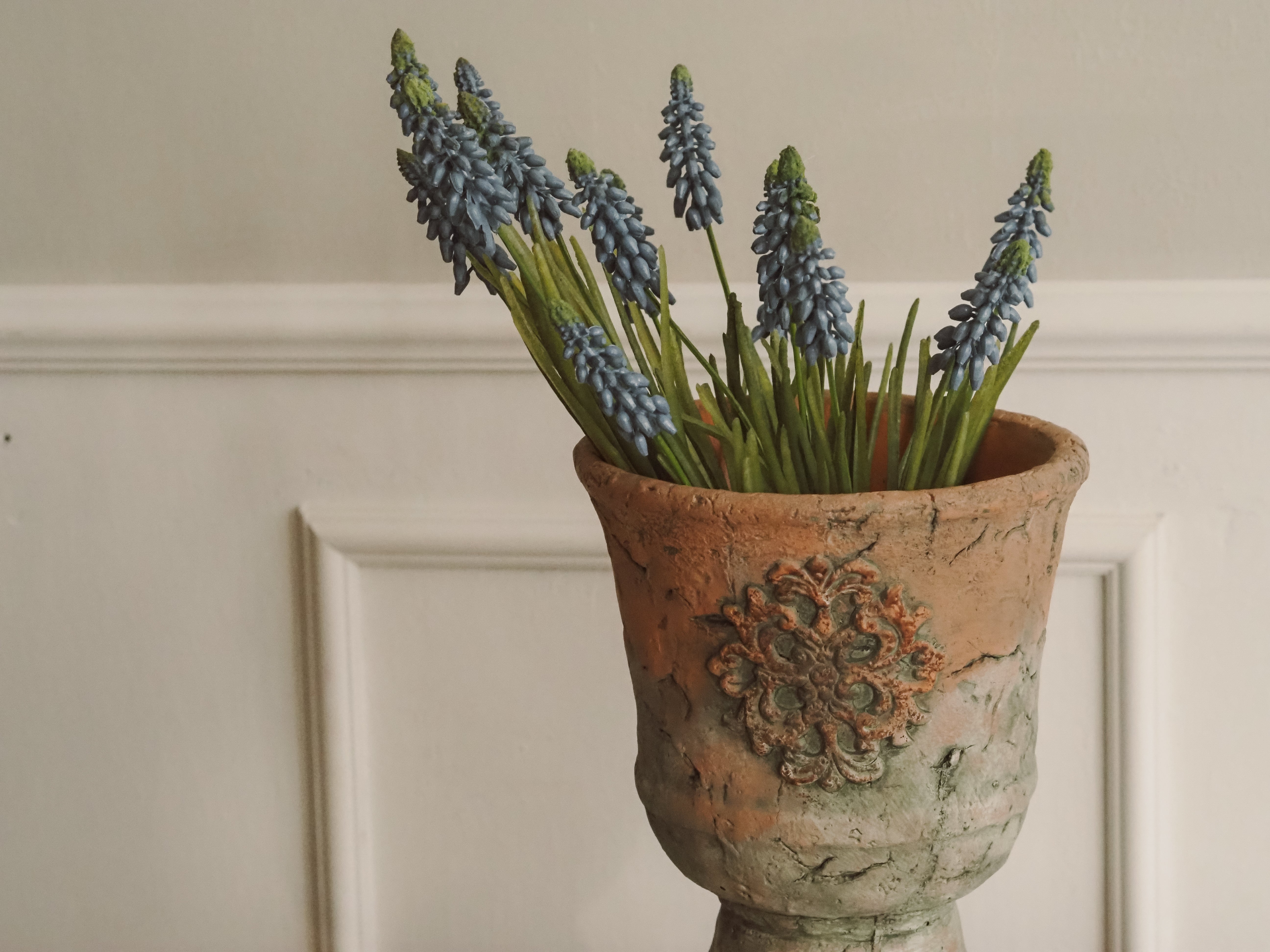 Muscari Zweig · künstliche Traubenhyazinthe in Blau