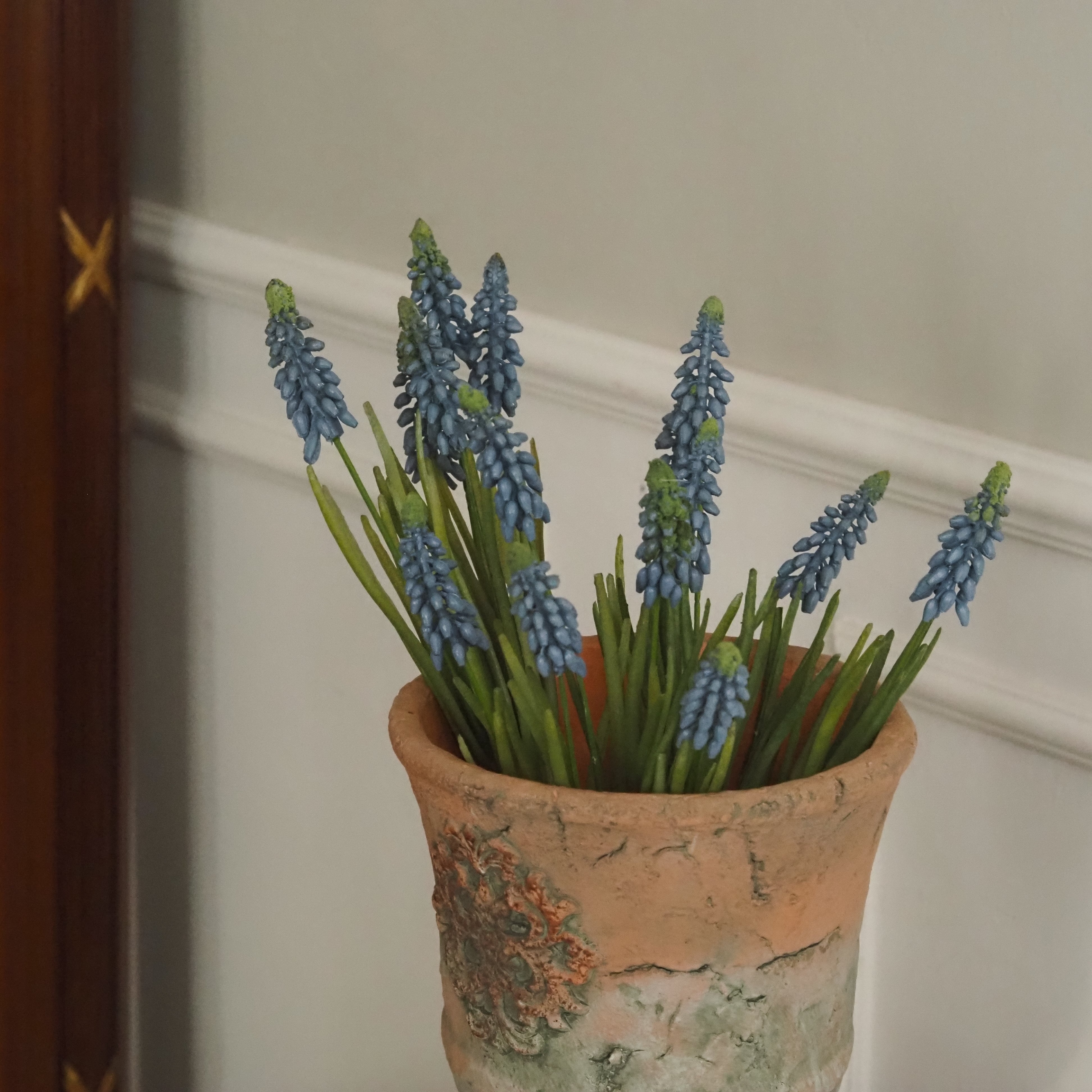 Muscari Zweig · künstliche Traubenhyazinthe in Blau