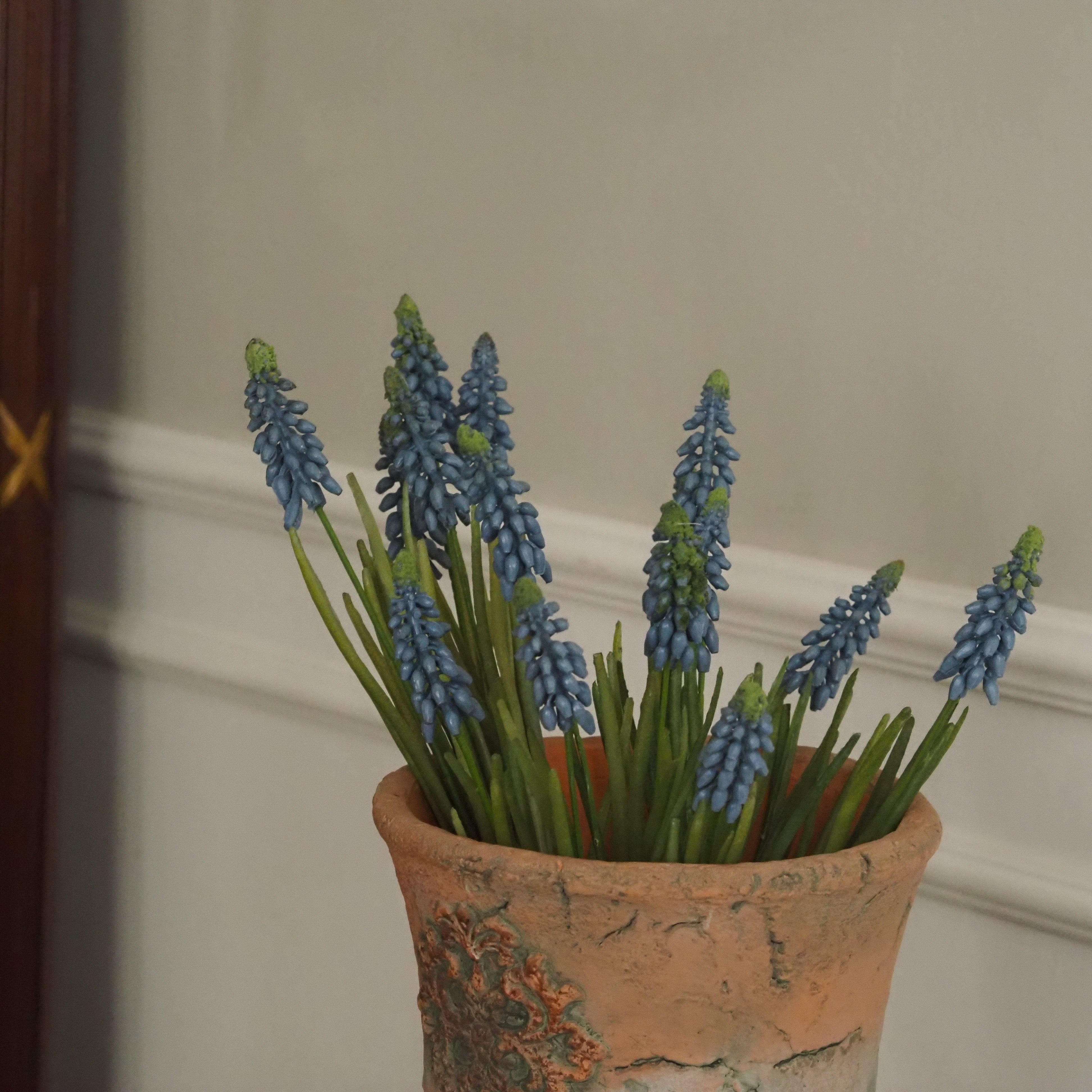 Muscari Zweig · künstliche Traubenhyazinthe in Blau