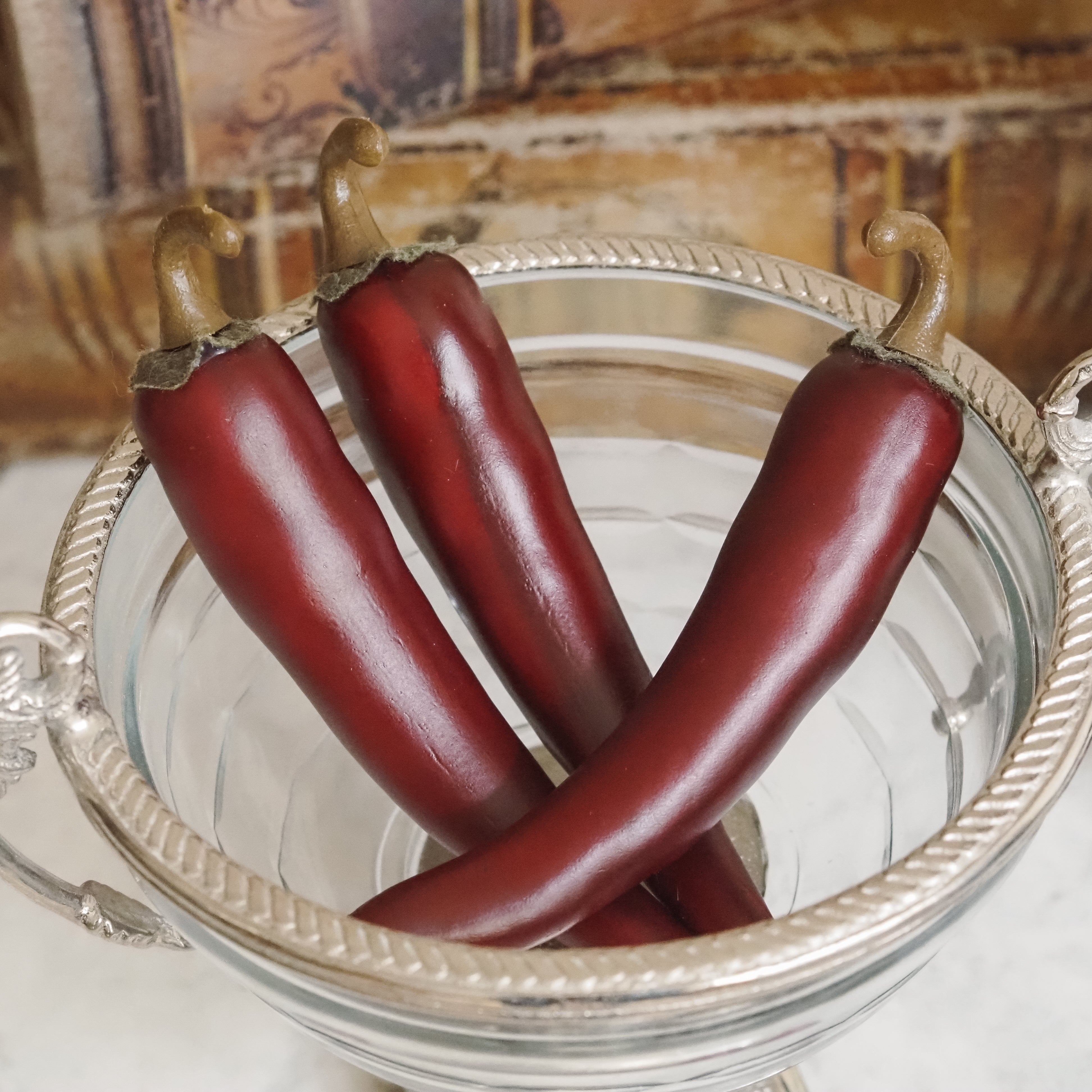 Dekorative Chili-Früchte · künstliche Fruchtobjekte im Set